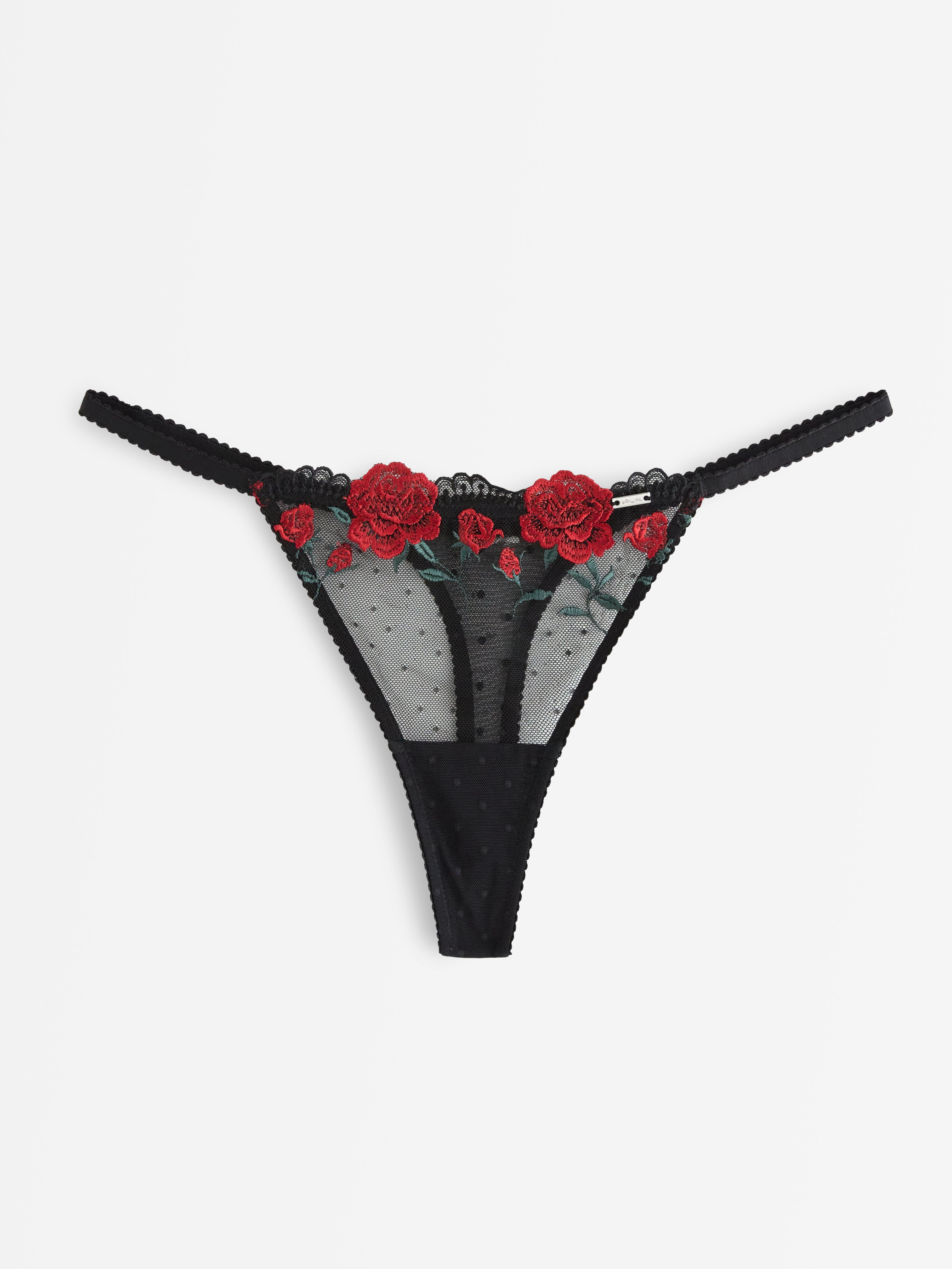 Thong Low - Lingerie - Black