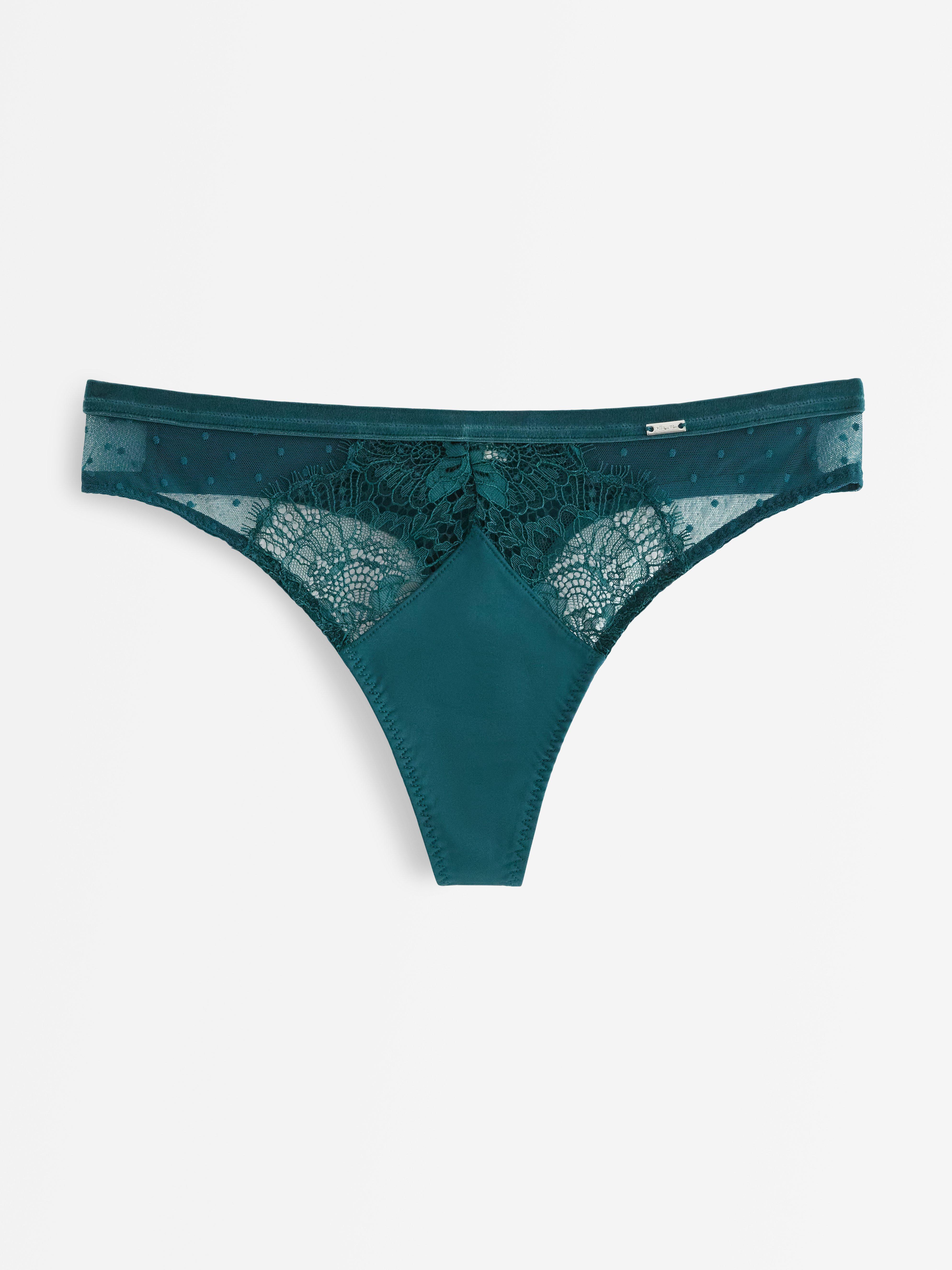 Thong Regular - Lingerie - Turquoise