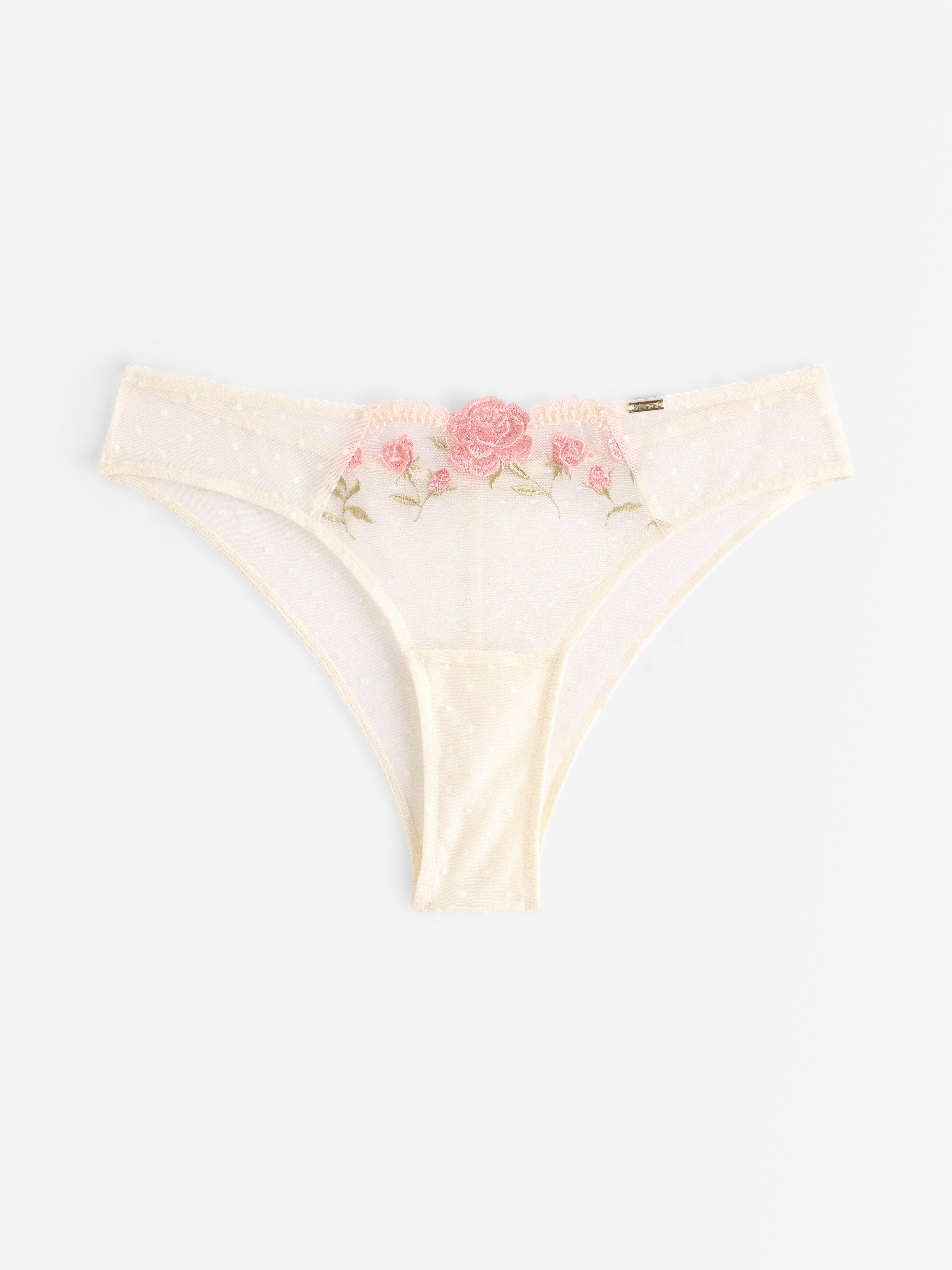 Thong Low - Lingerie - White