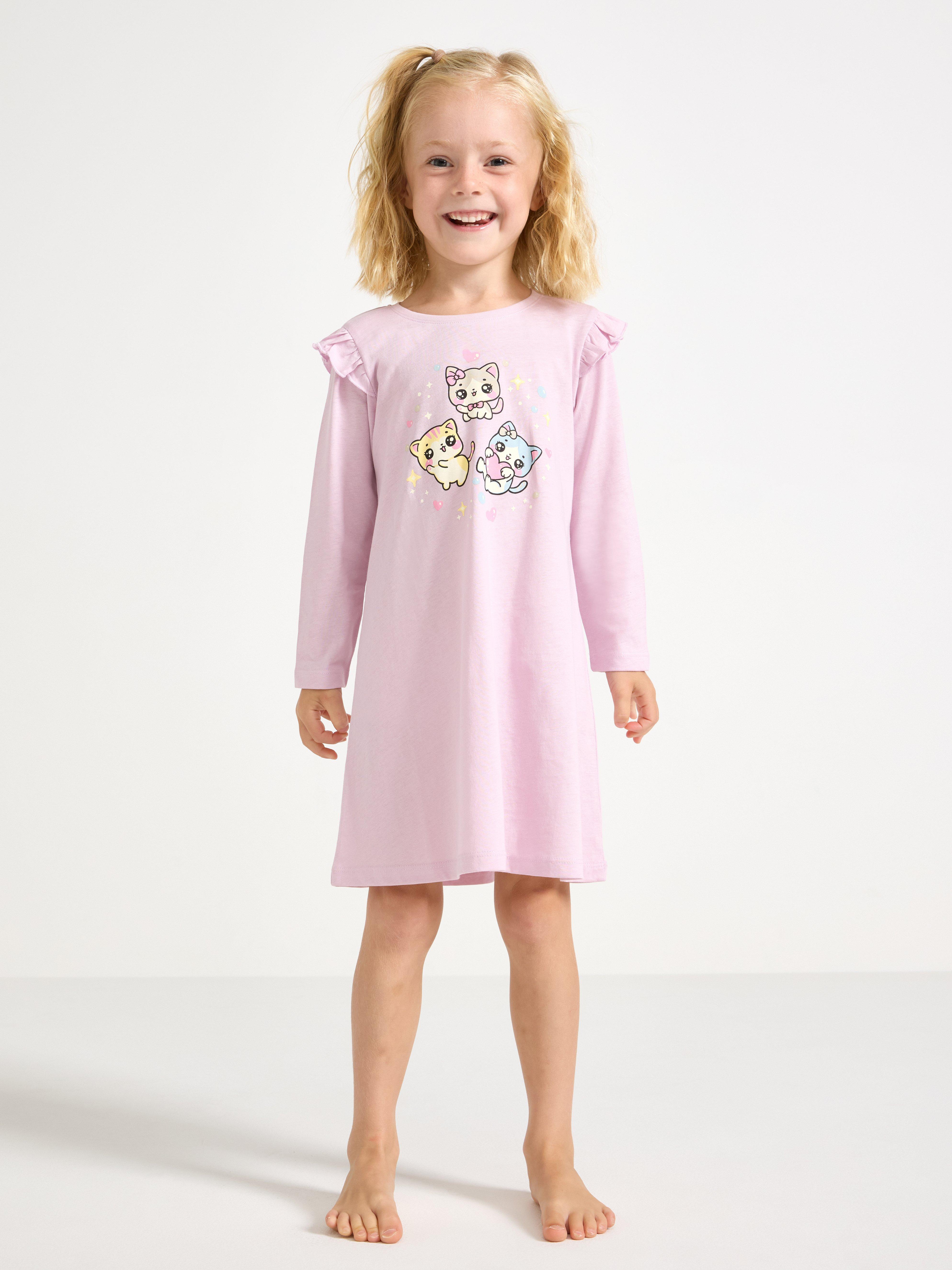 Night Dress - Kids Wear - Pink