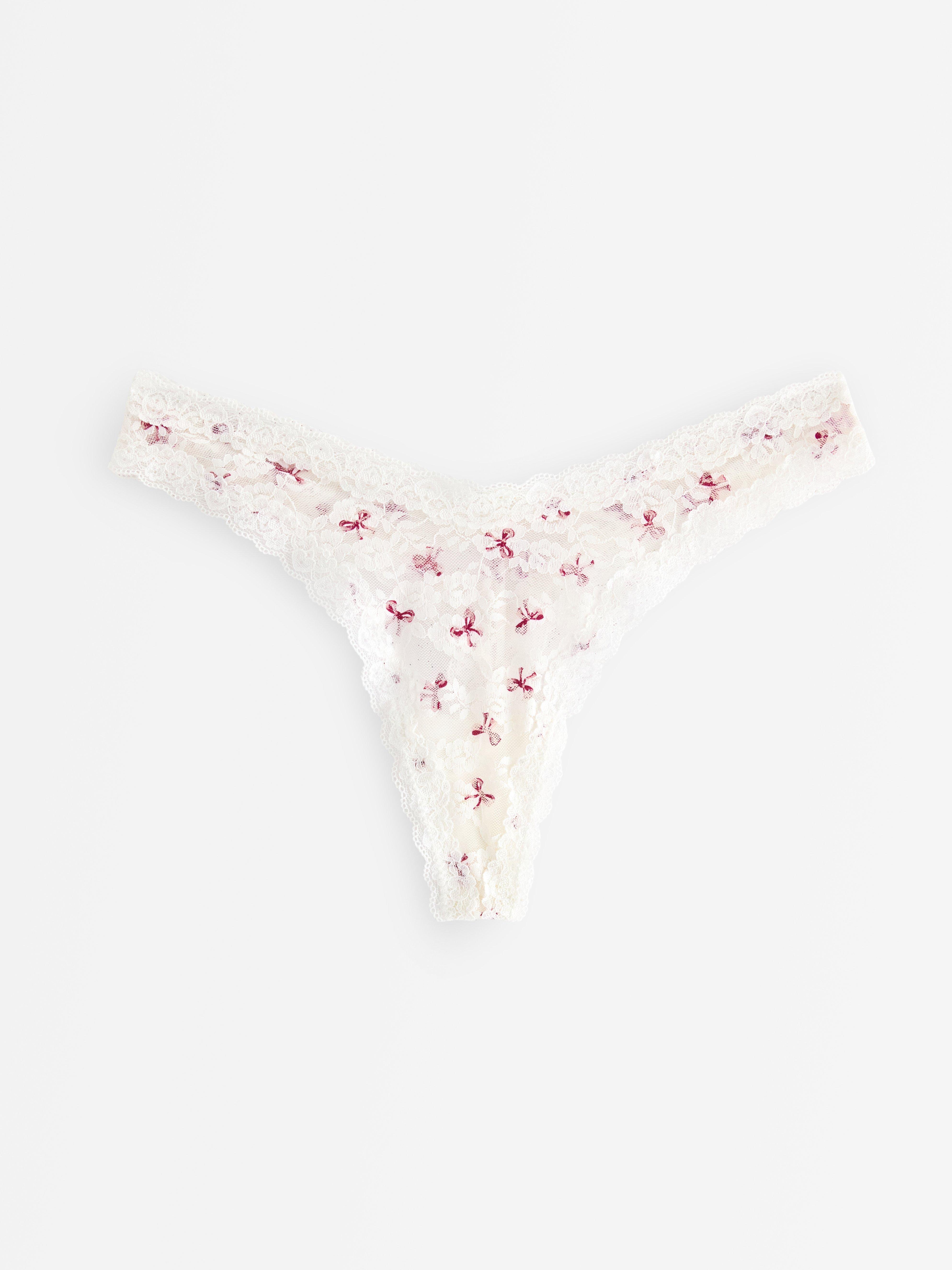 Thong Low - Lingerie - White