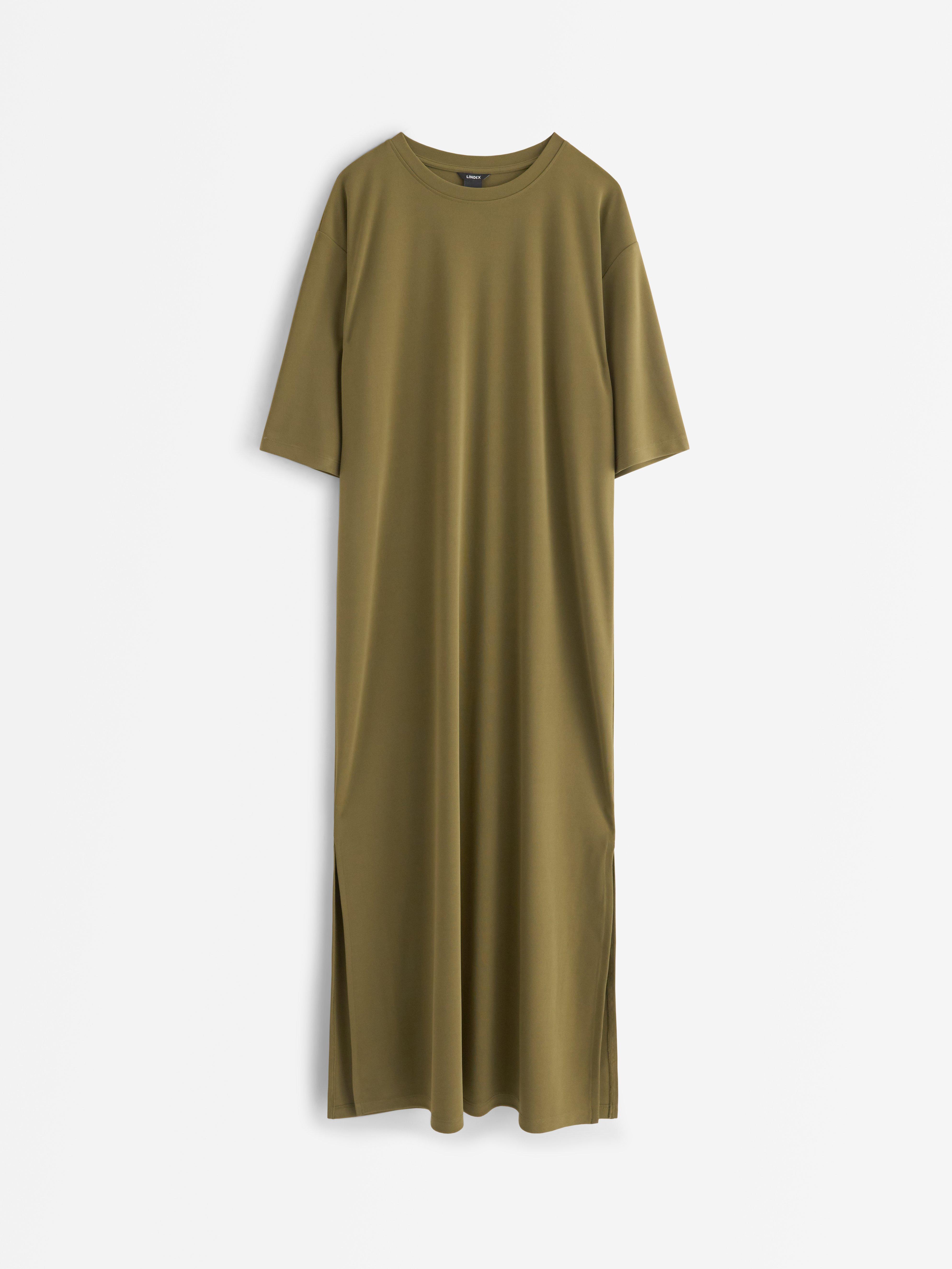 T-shirt dress - Womens Wear - Green