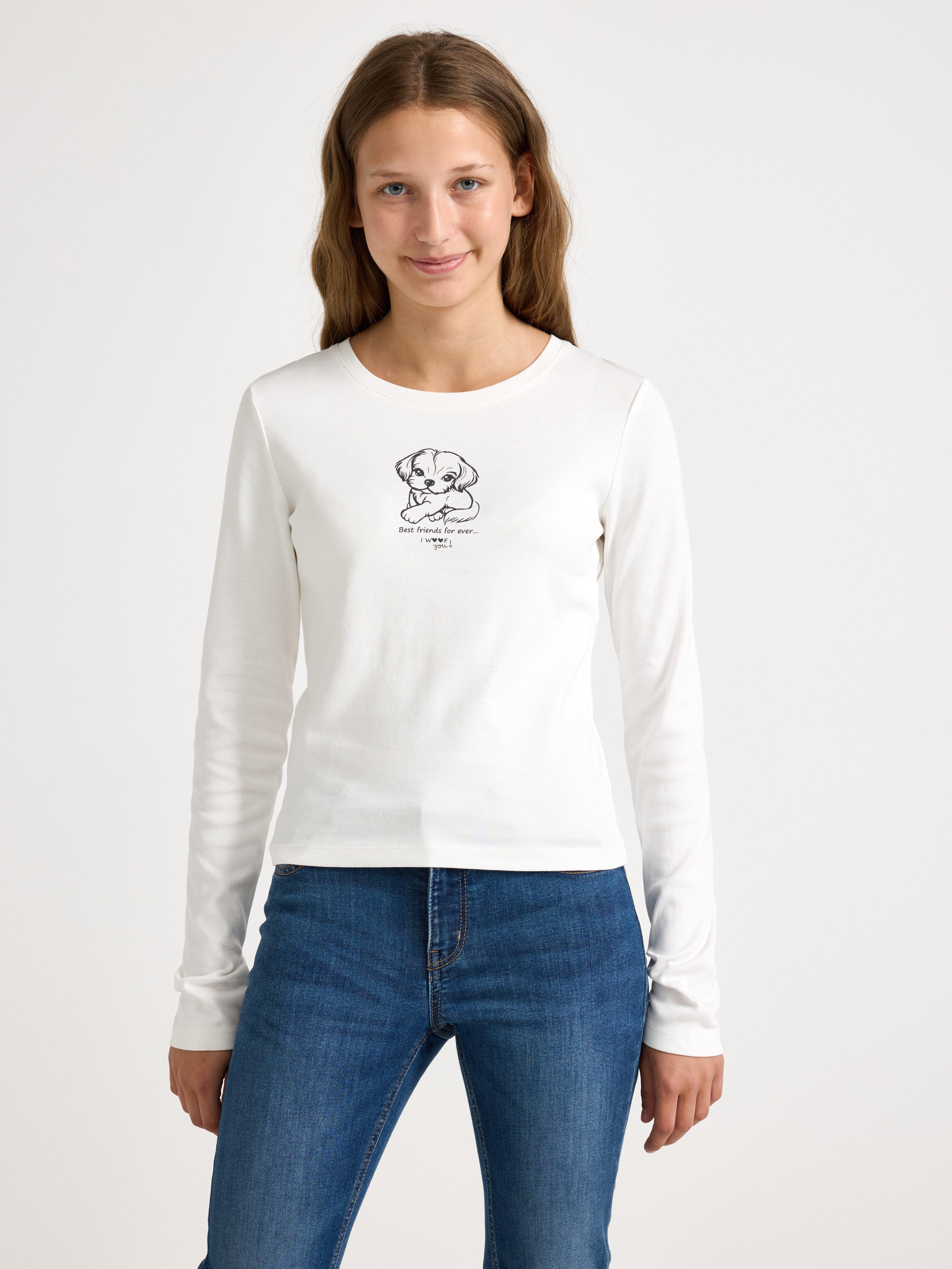 Top - Kids Wear - White