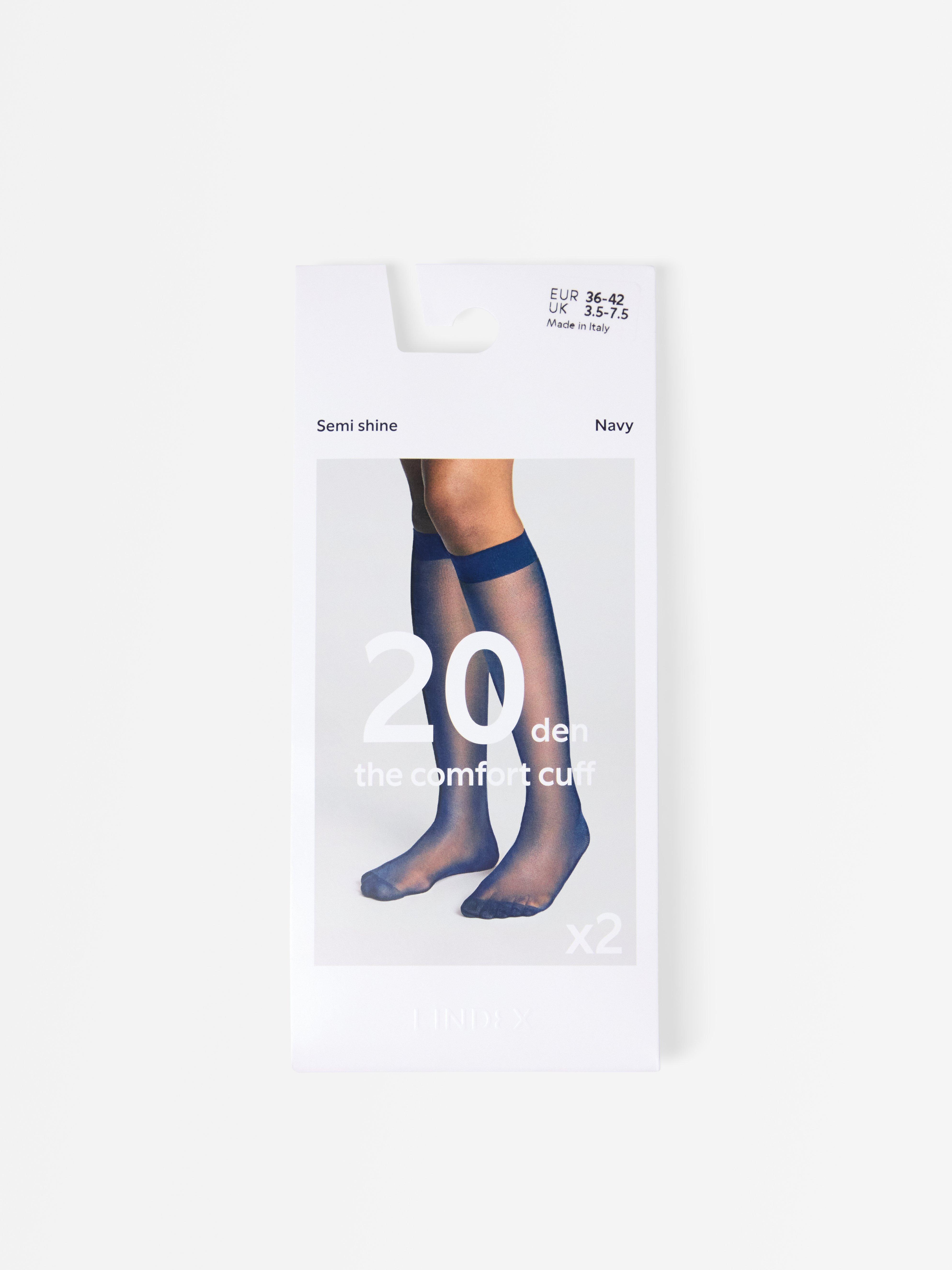 Knee Highs - Lingerie - Blue