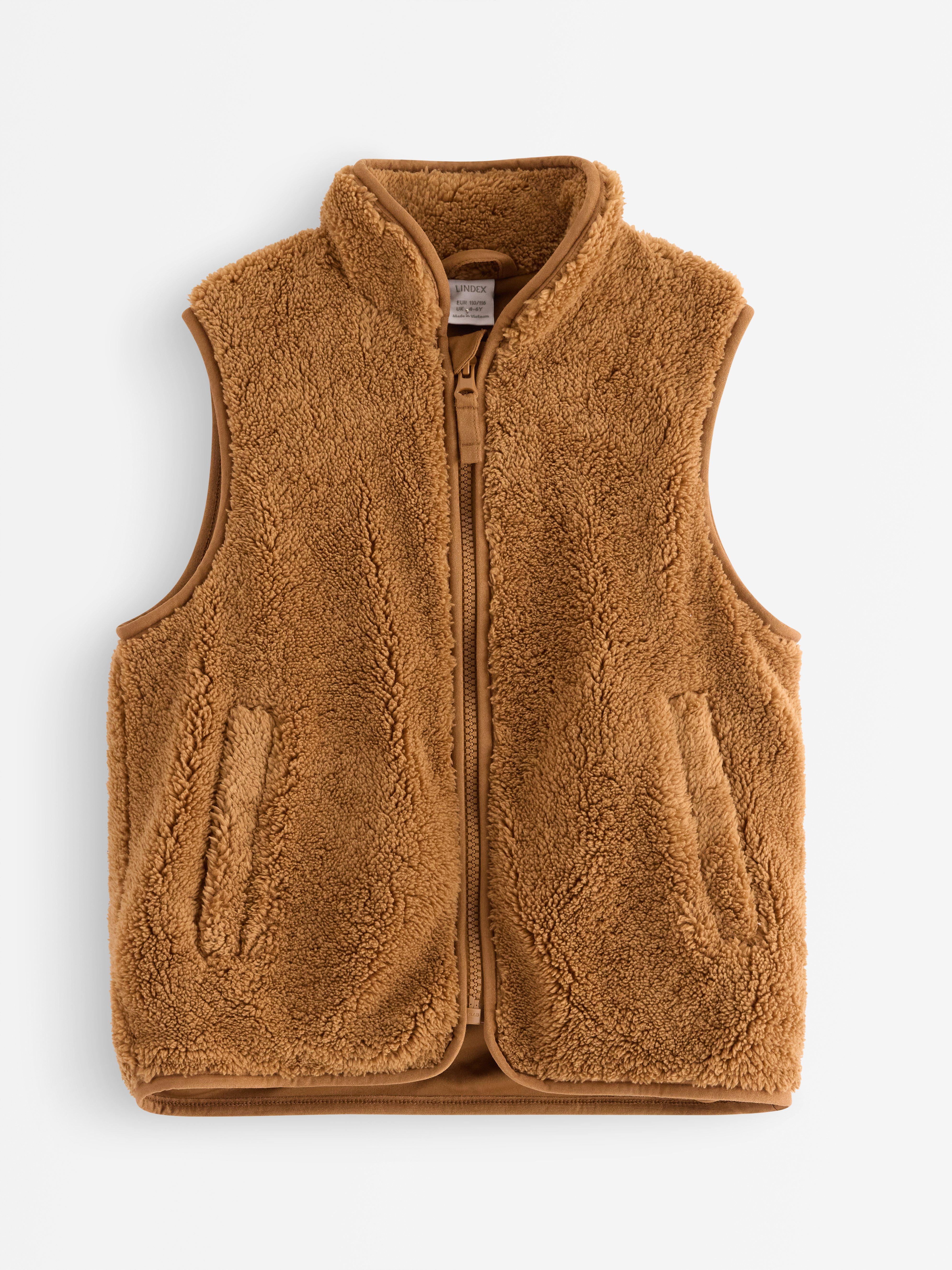 Vest - Kids Wear - Brown