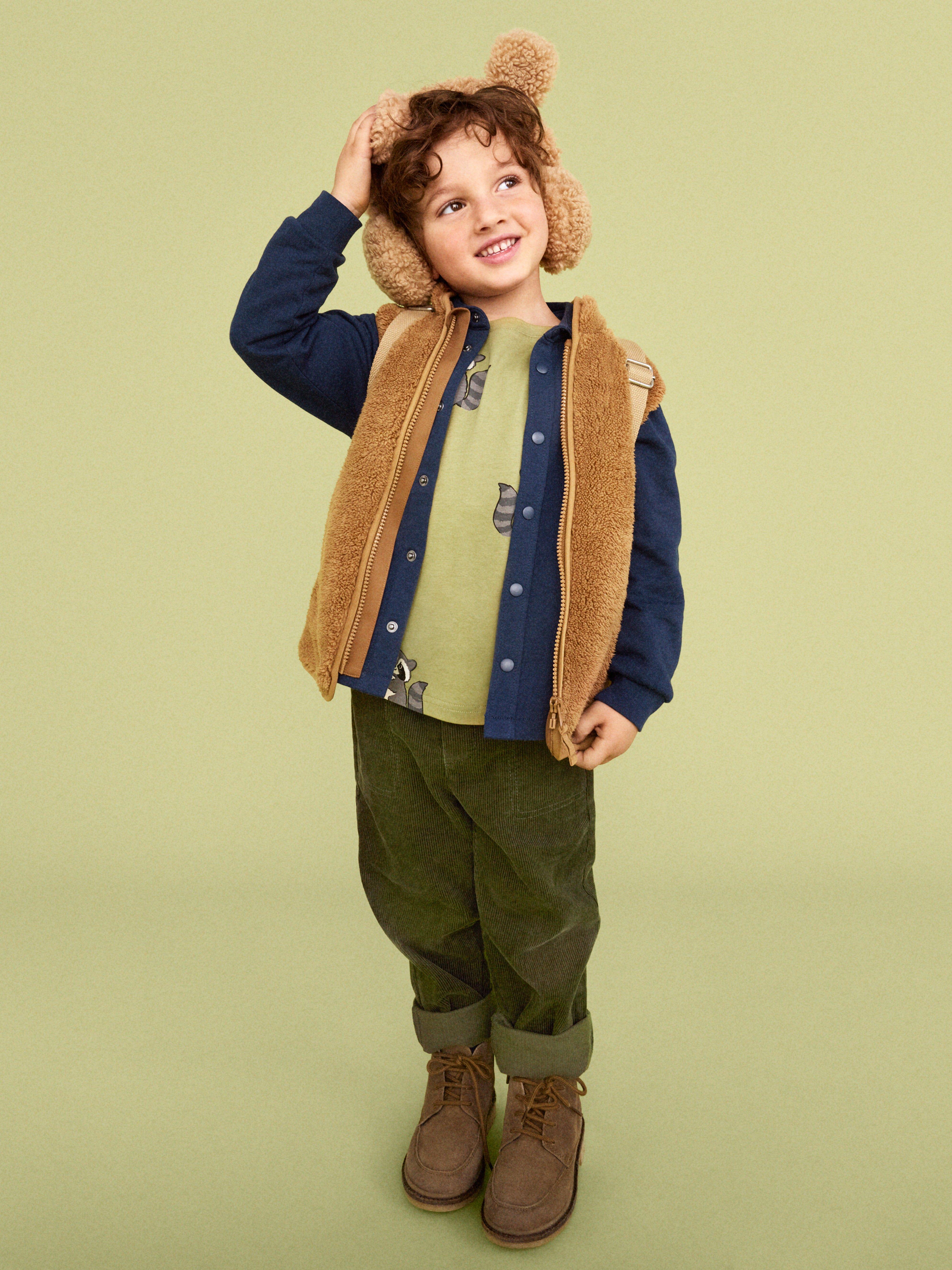 Vest - Kids Wear - Brown