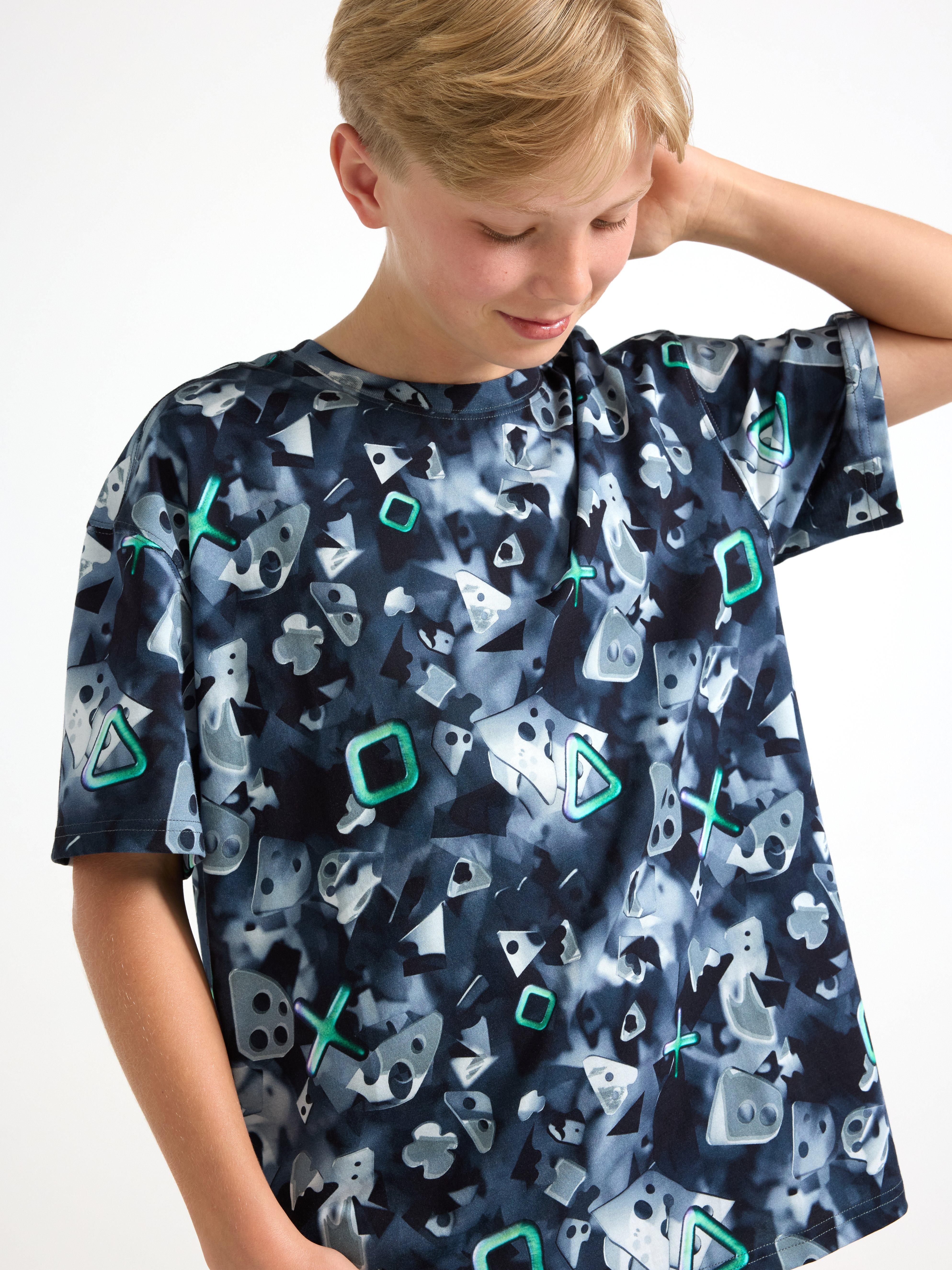 T-shirt - Barn - Grå