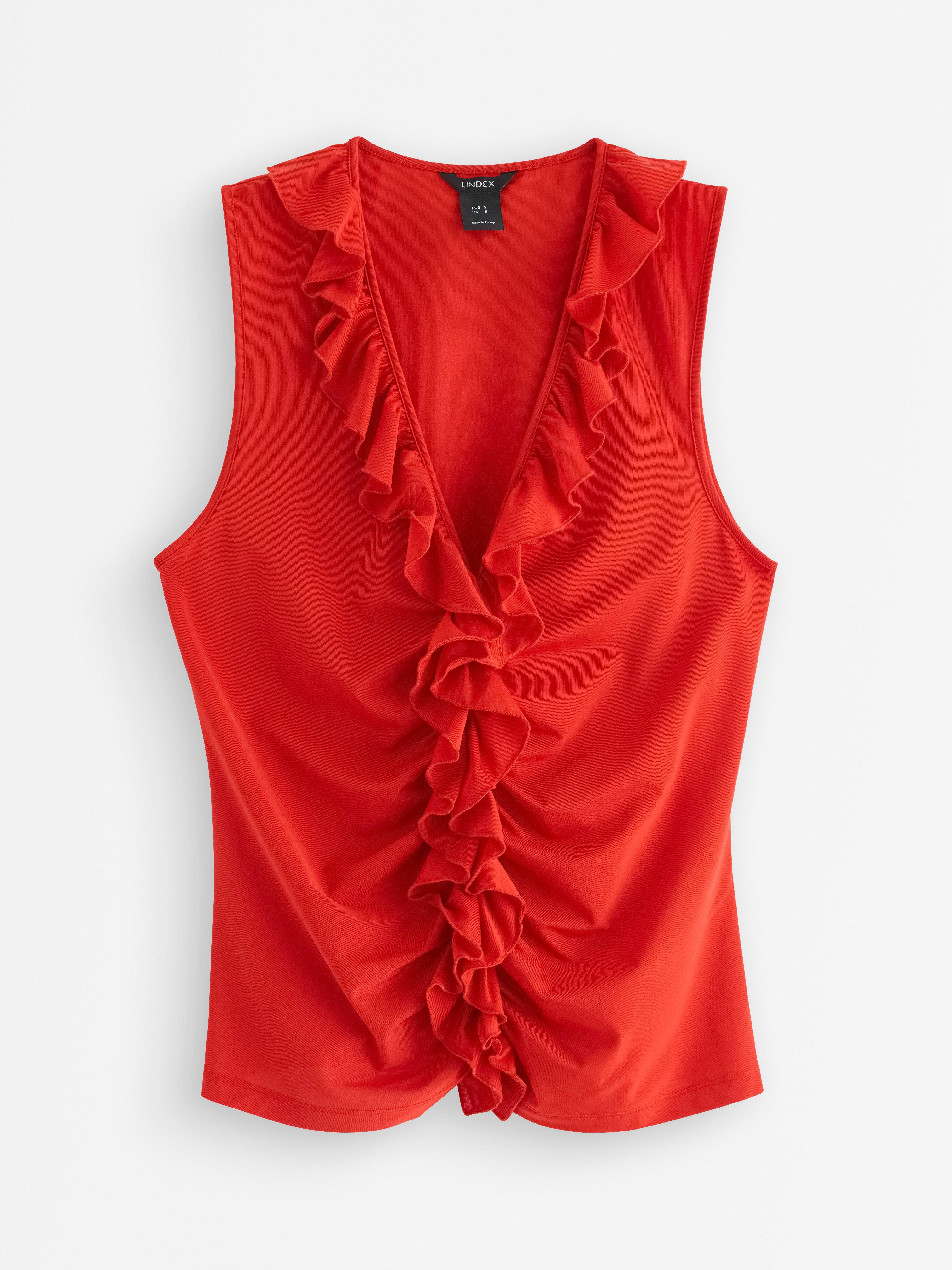 Top - Womens Wear - Red