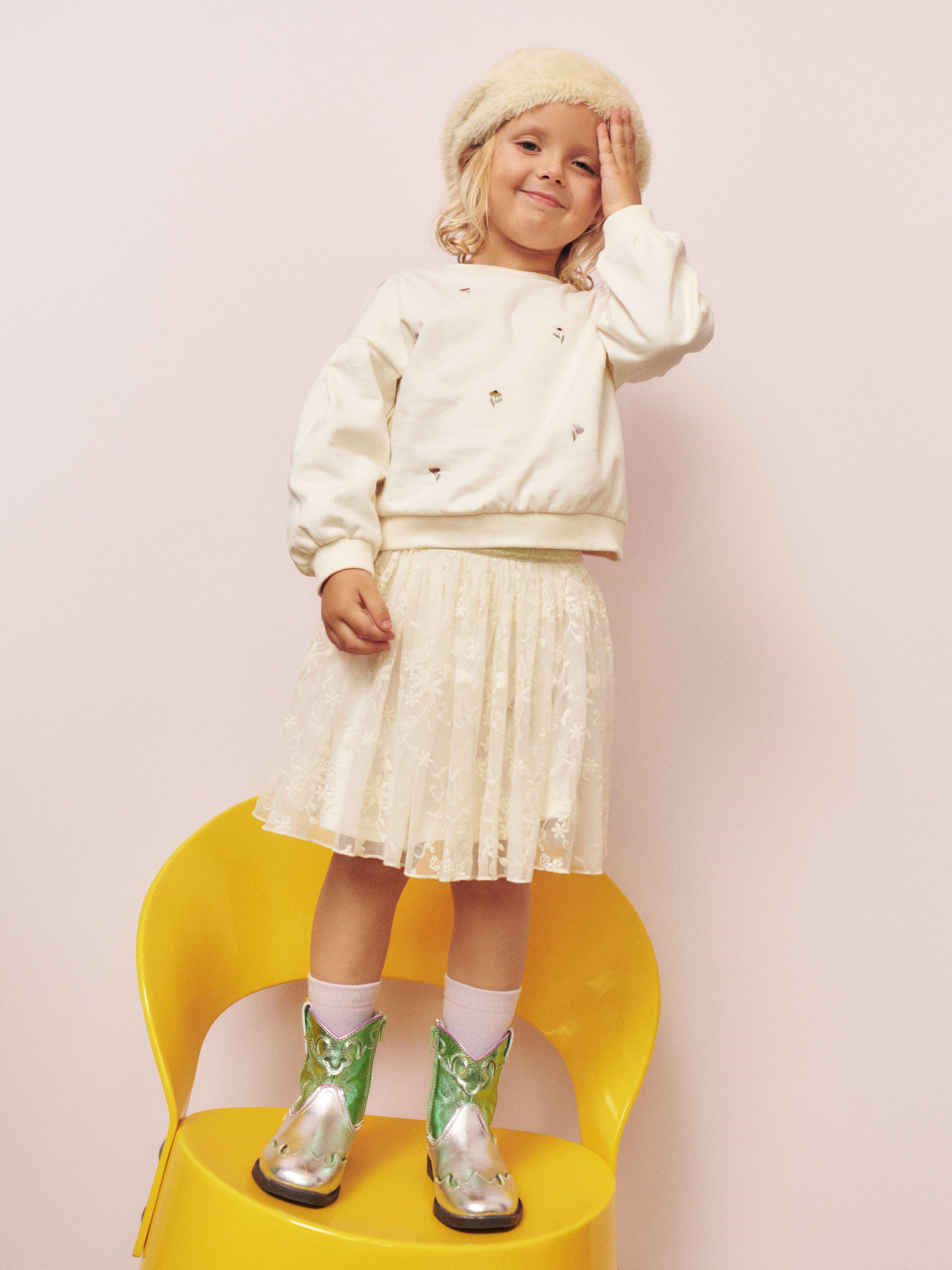 Skirt - Kids Wear - White