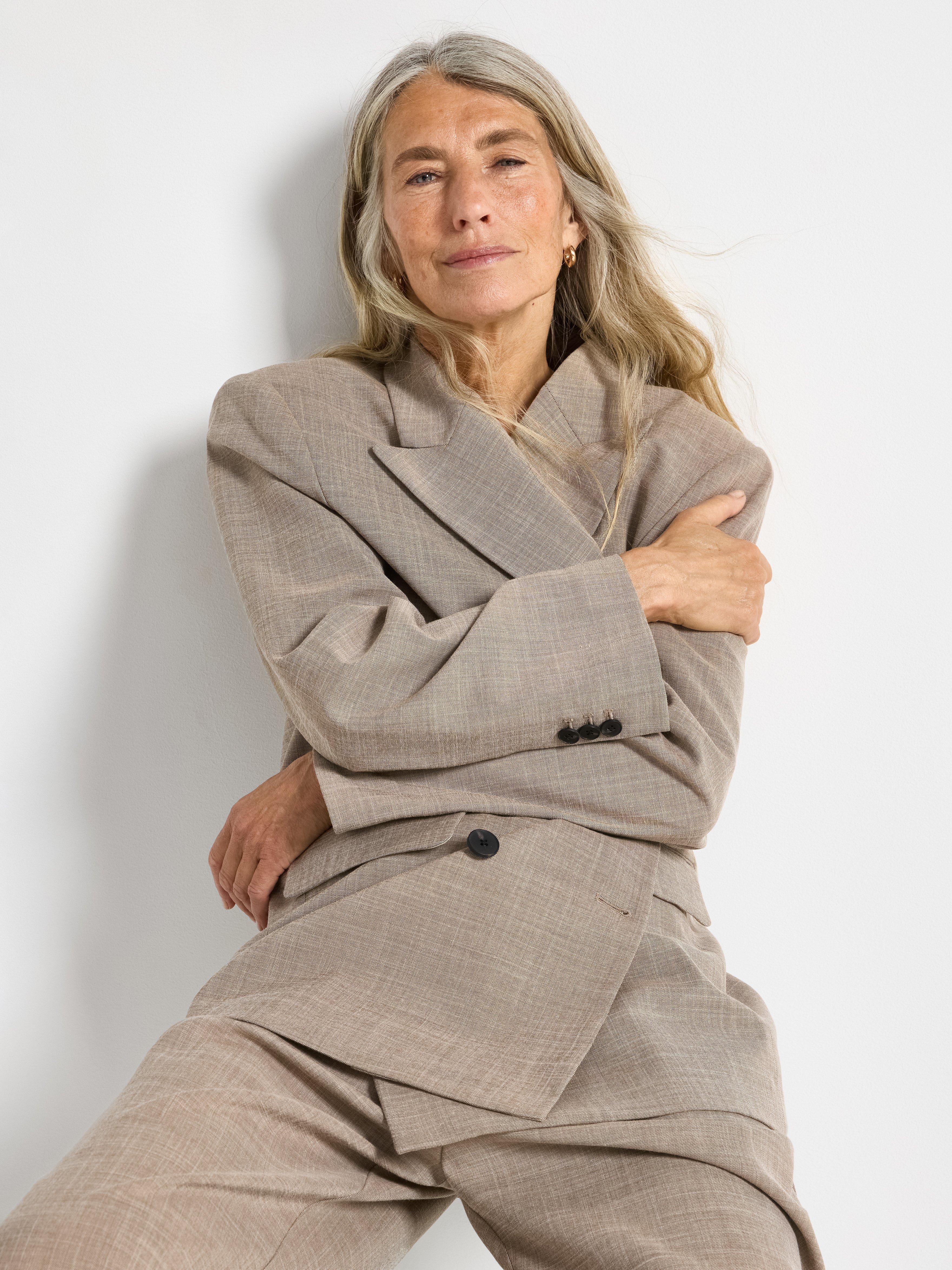 Blazer - Dame - Beige