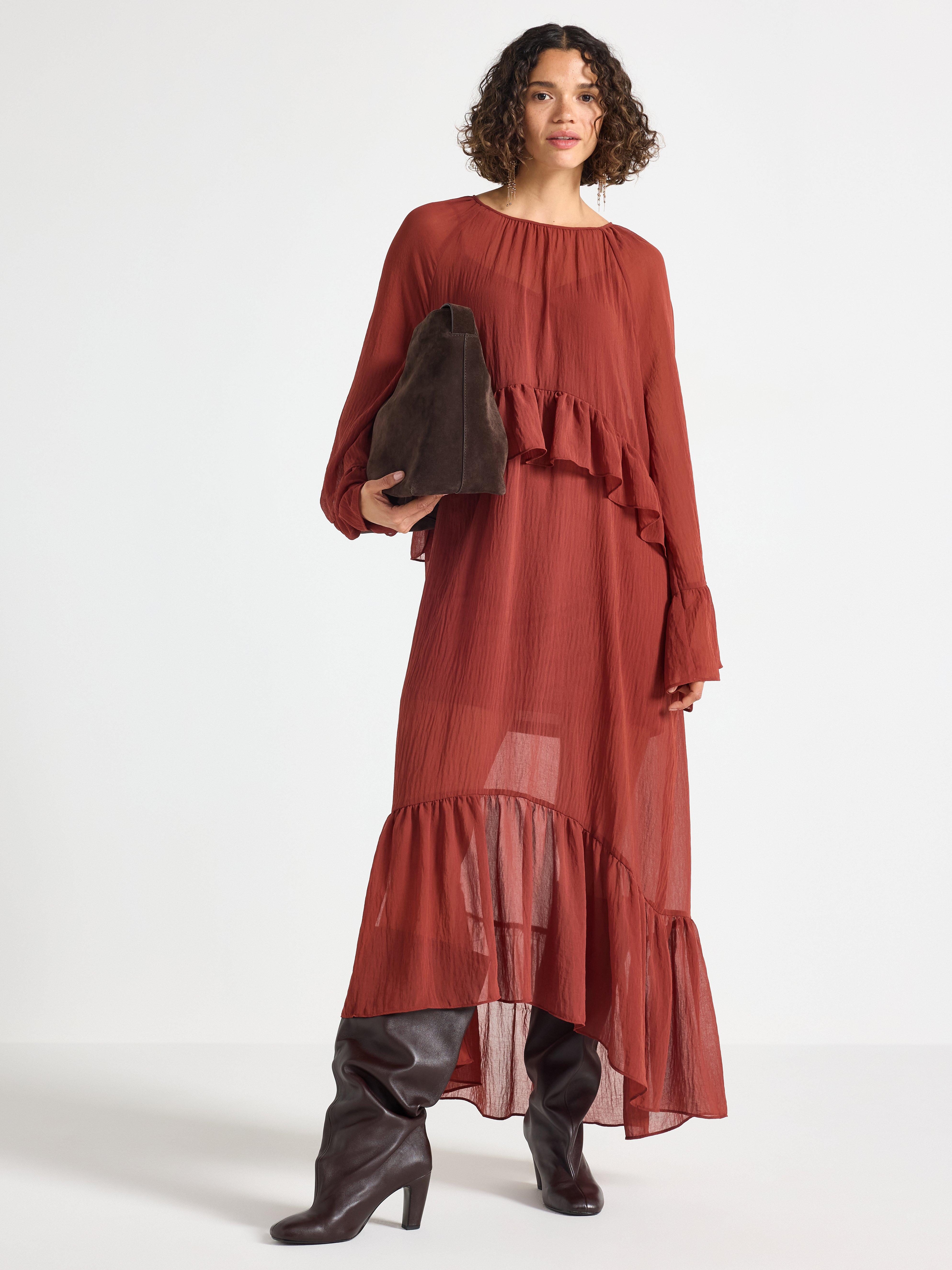 Maxi Dress - Womens Wear - Red