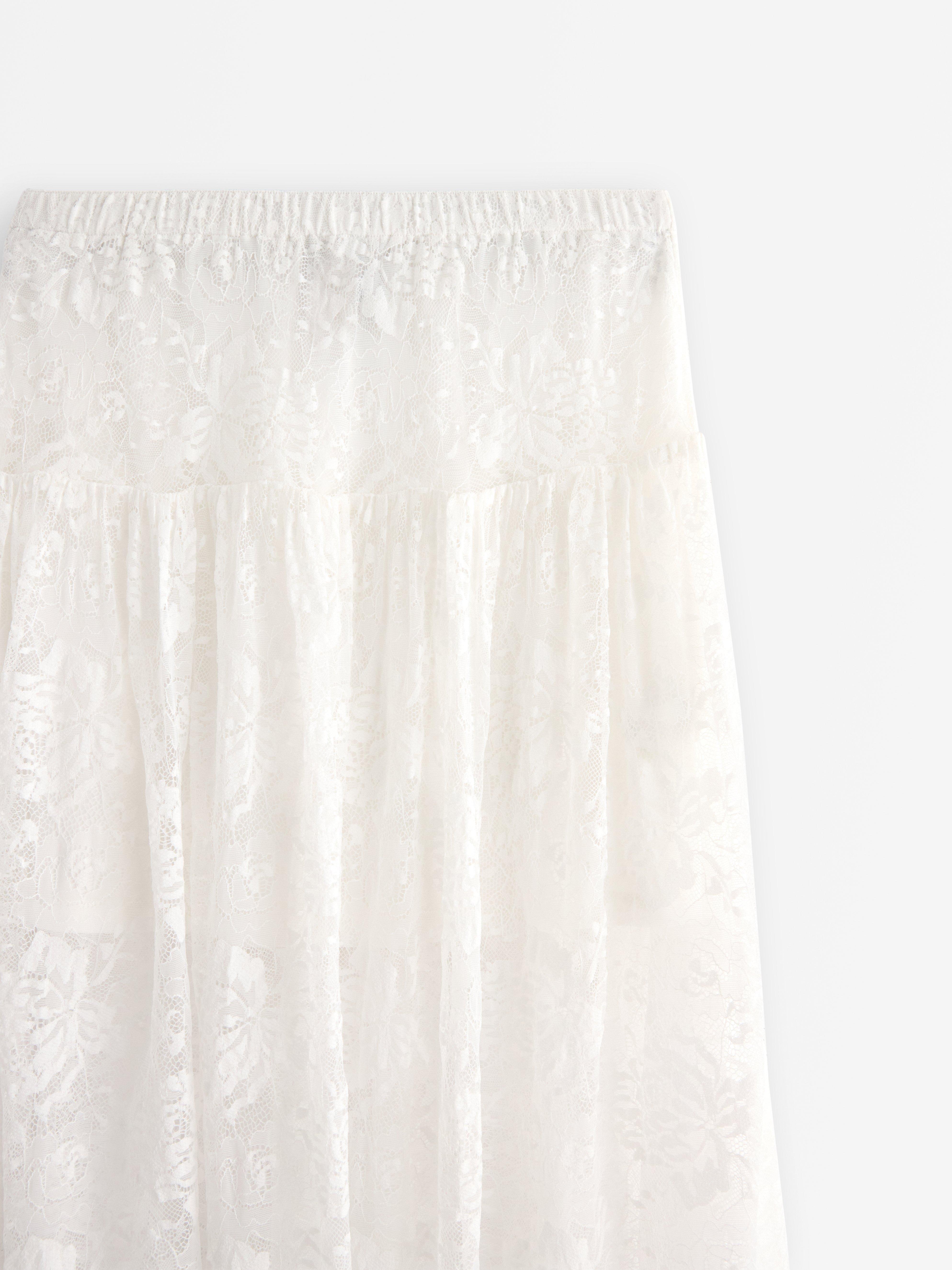 Maxi Skirt - Womens Wear - White