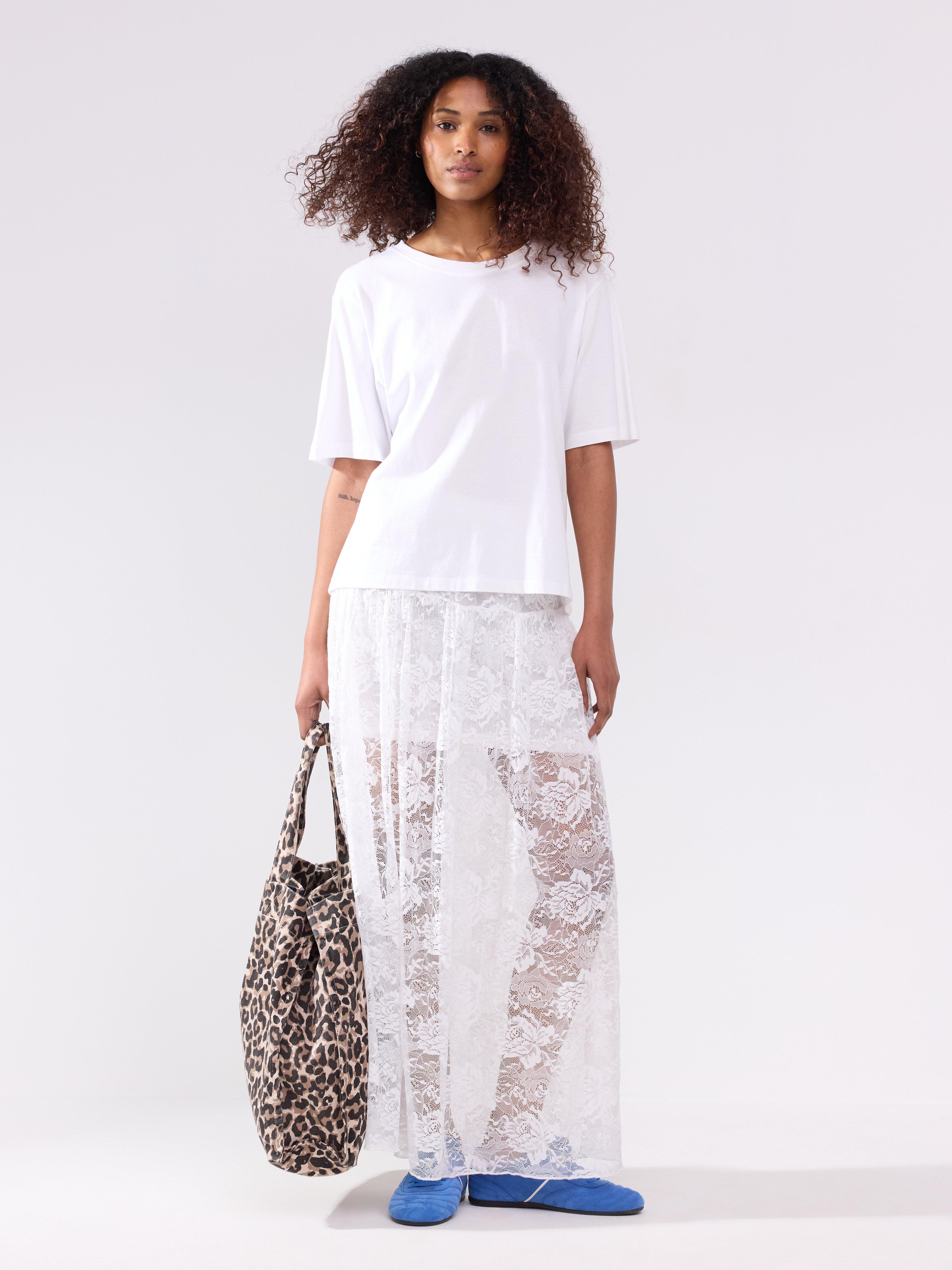 Maxi Skirt - Womens Wear - White