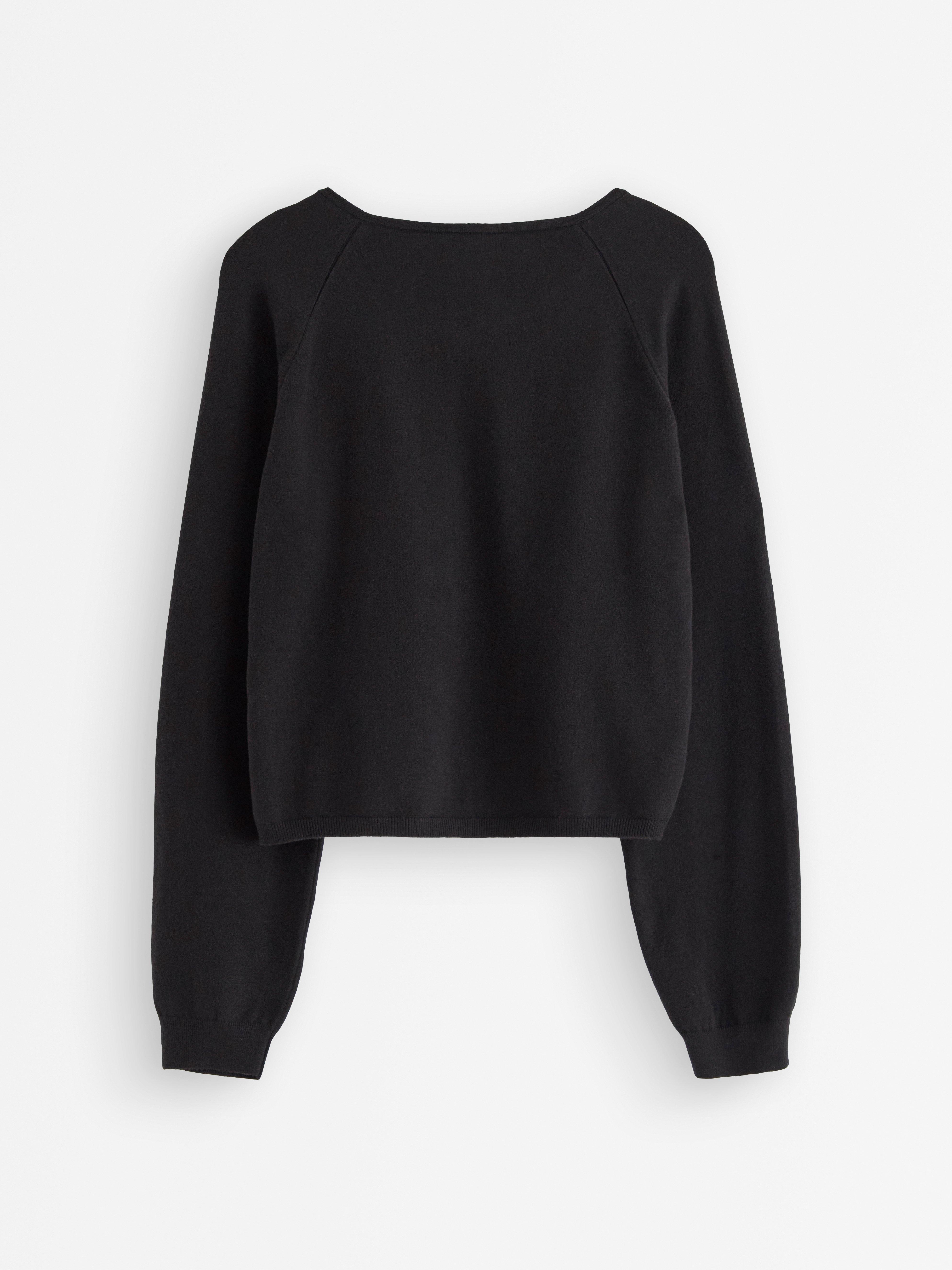 Cardigan - Dame - Svart