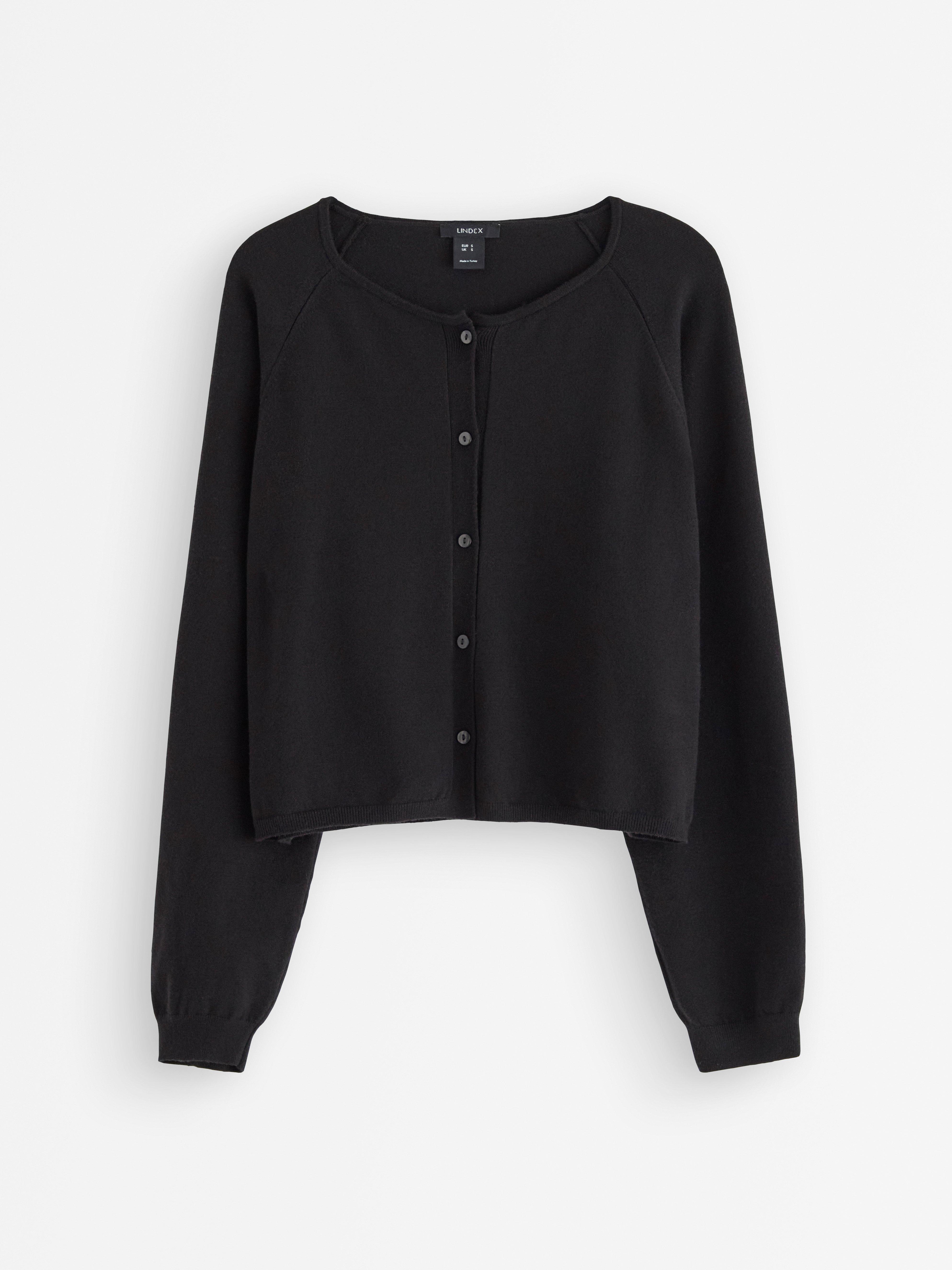 Cardigan - Dame - Svart