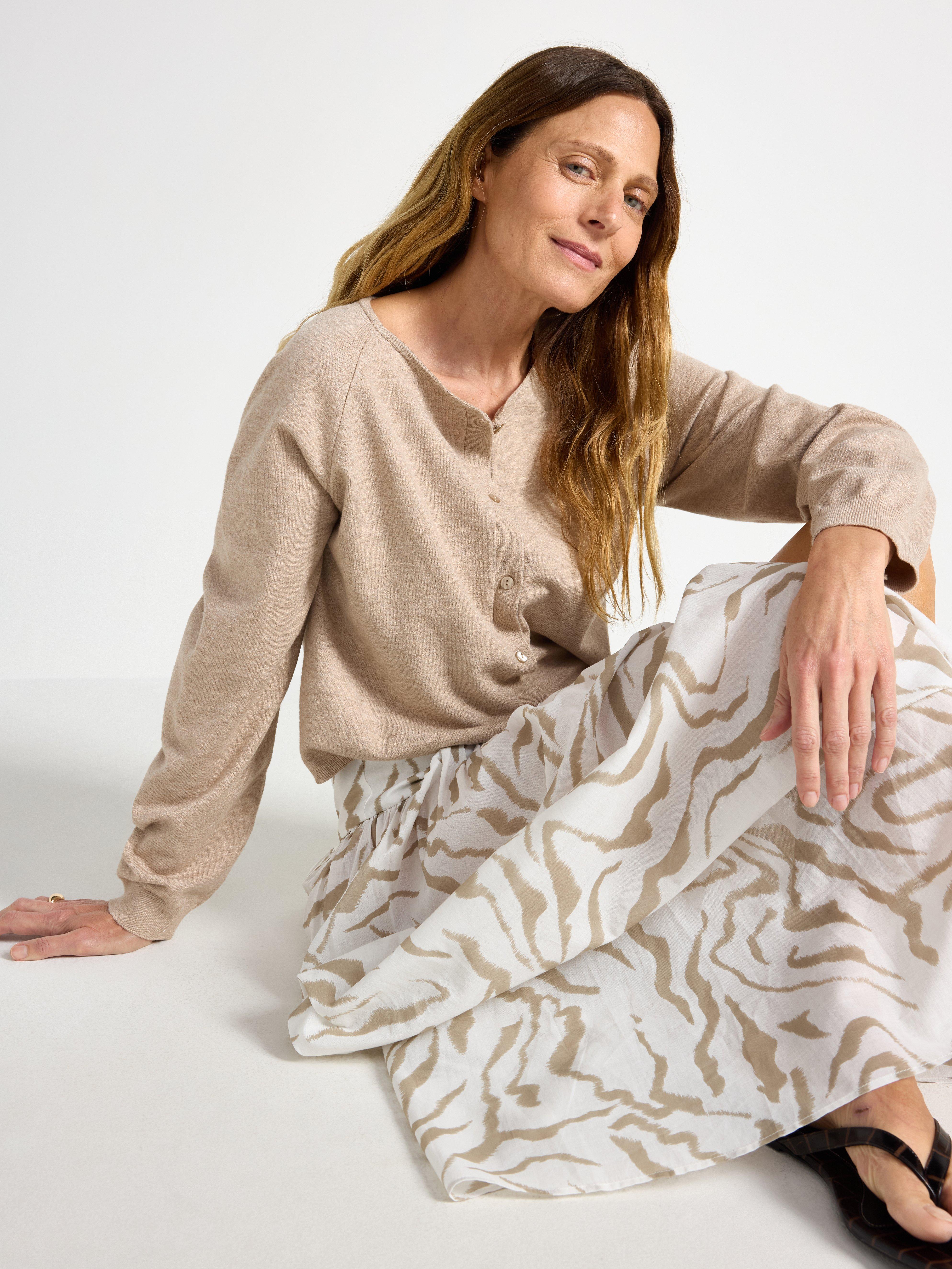 Cardigan - Womens Wear - Beige