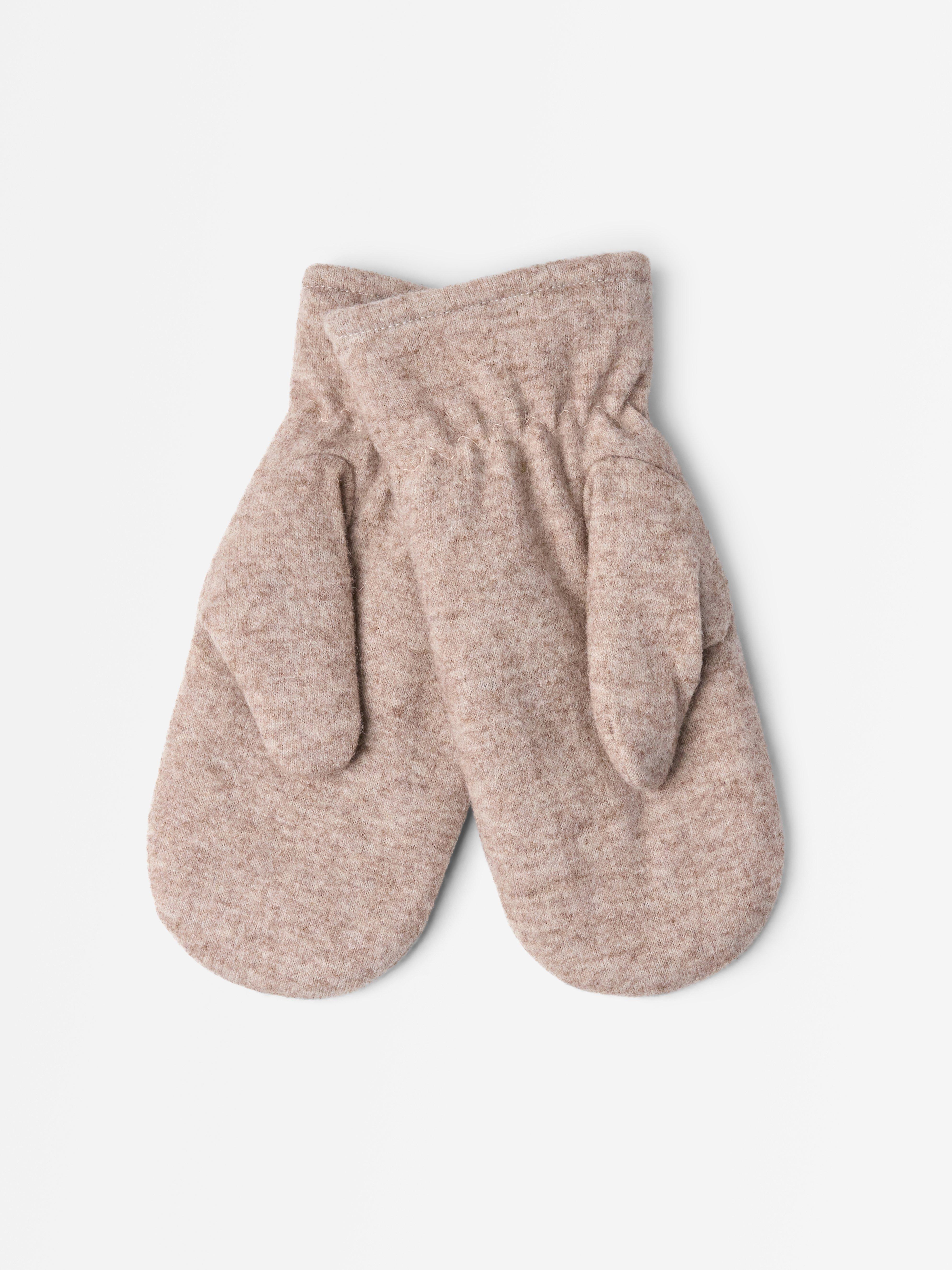 Mittens - Womens Wear - Brown