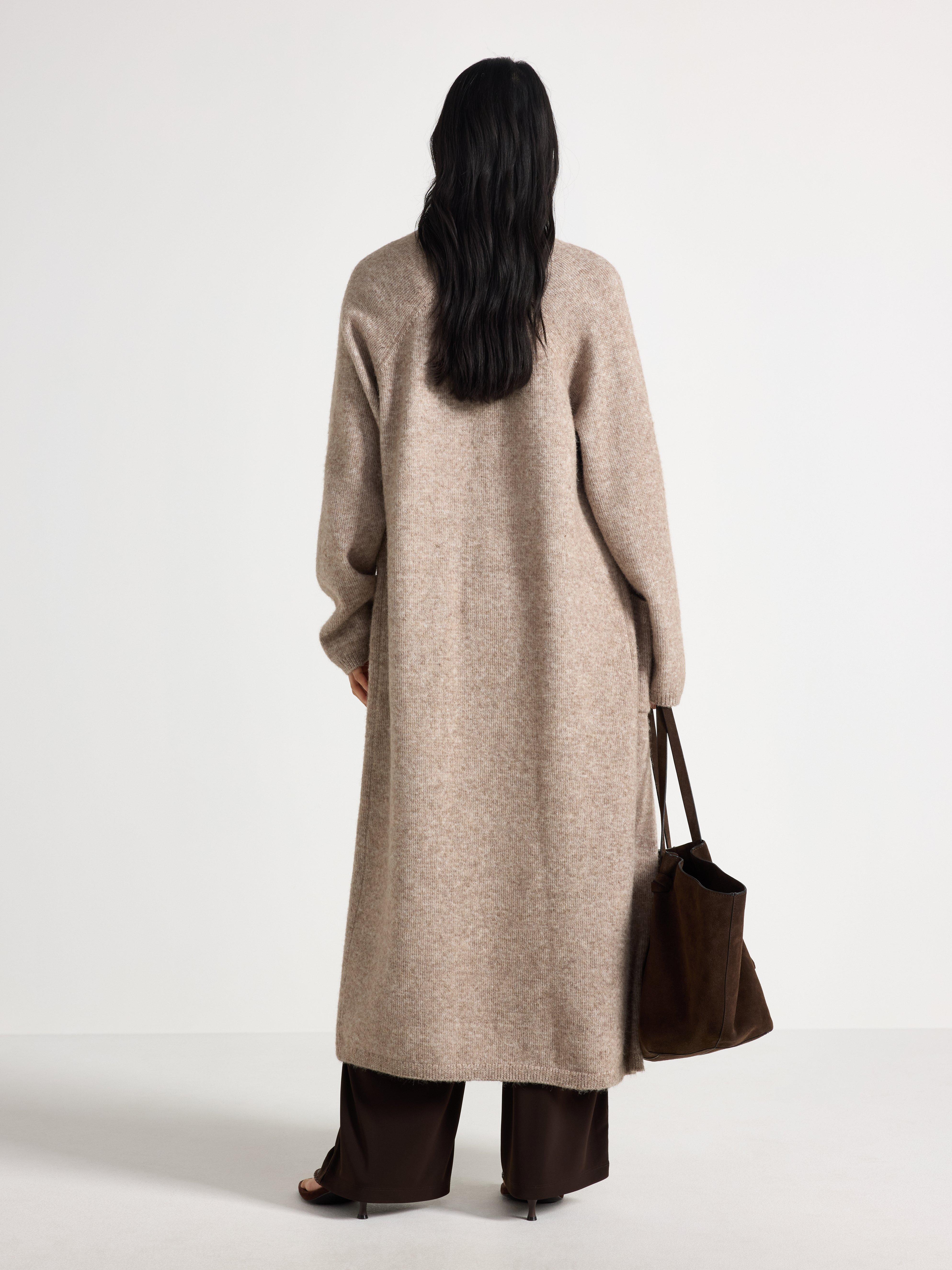 Maxi cardigan - Dam - Brun