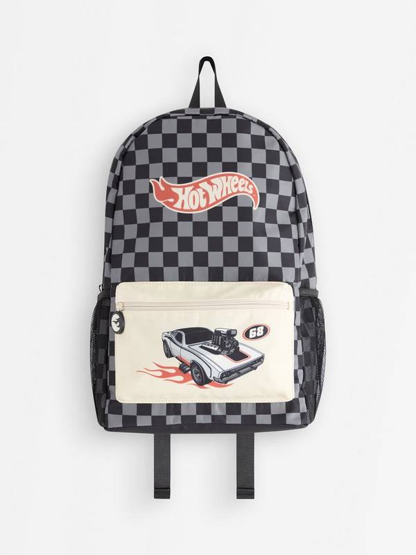 hot wheels mini backpack Kids | Zoom with Style | Racing Rucksack for Boys | Spacious Main Compartment Gear up for school Hot Wheels Backpack