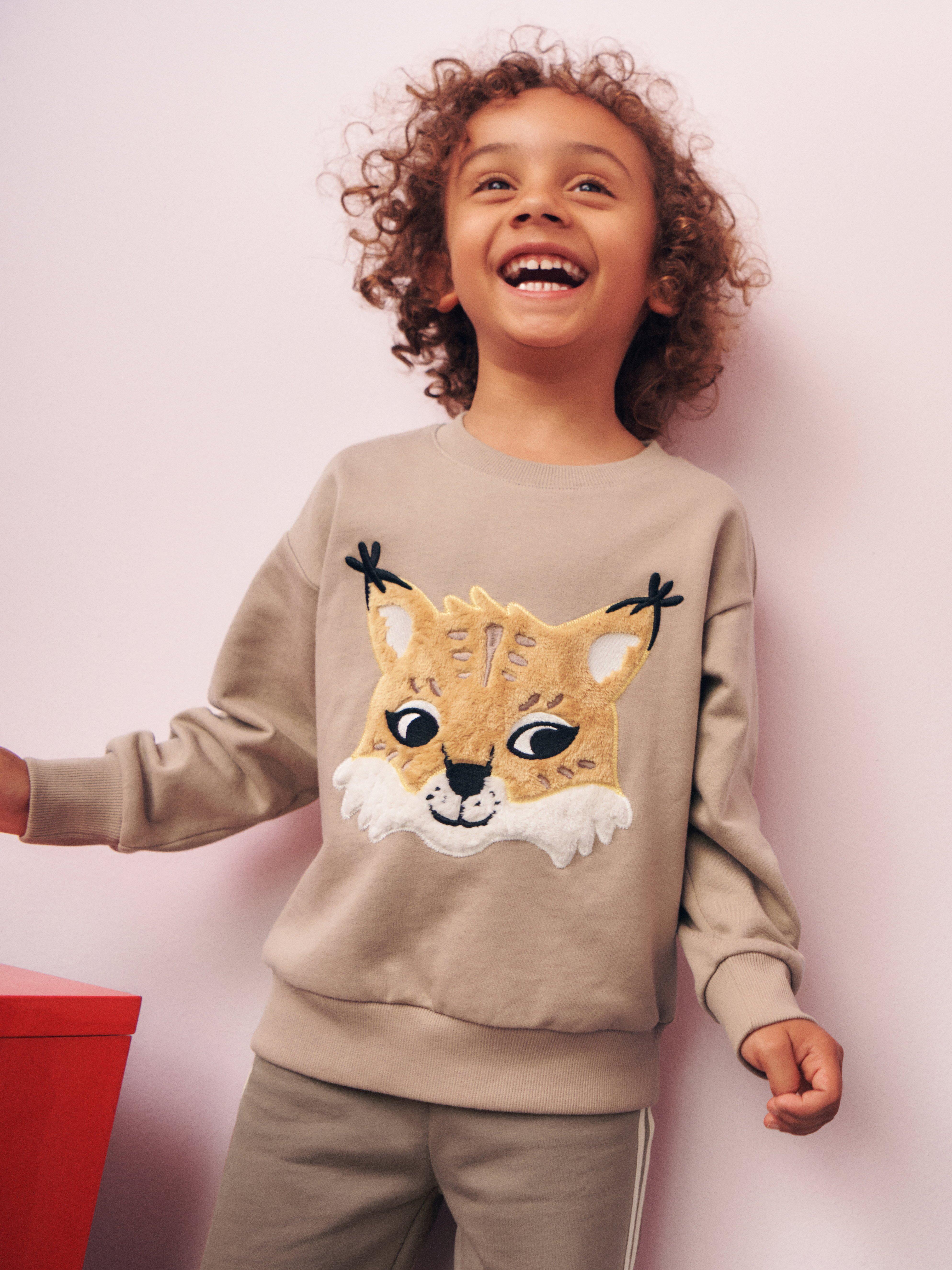 Sweatshirt - Børn - Beige