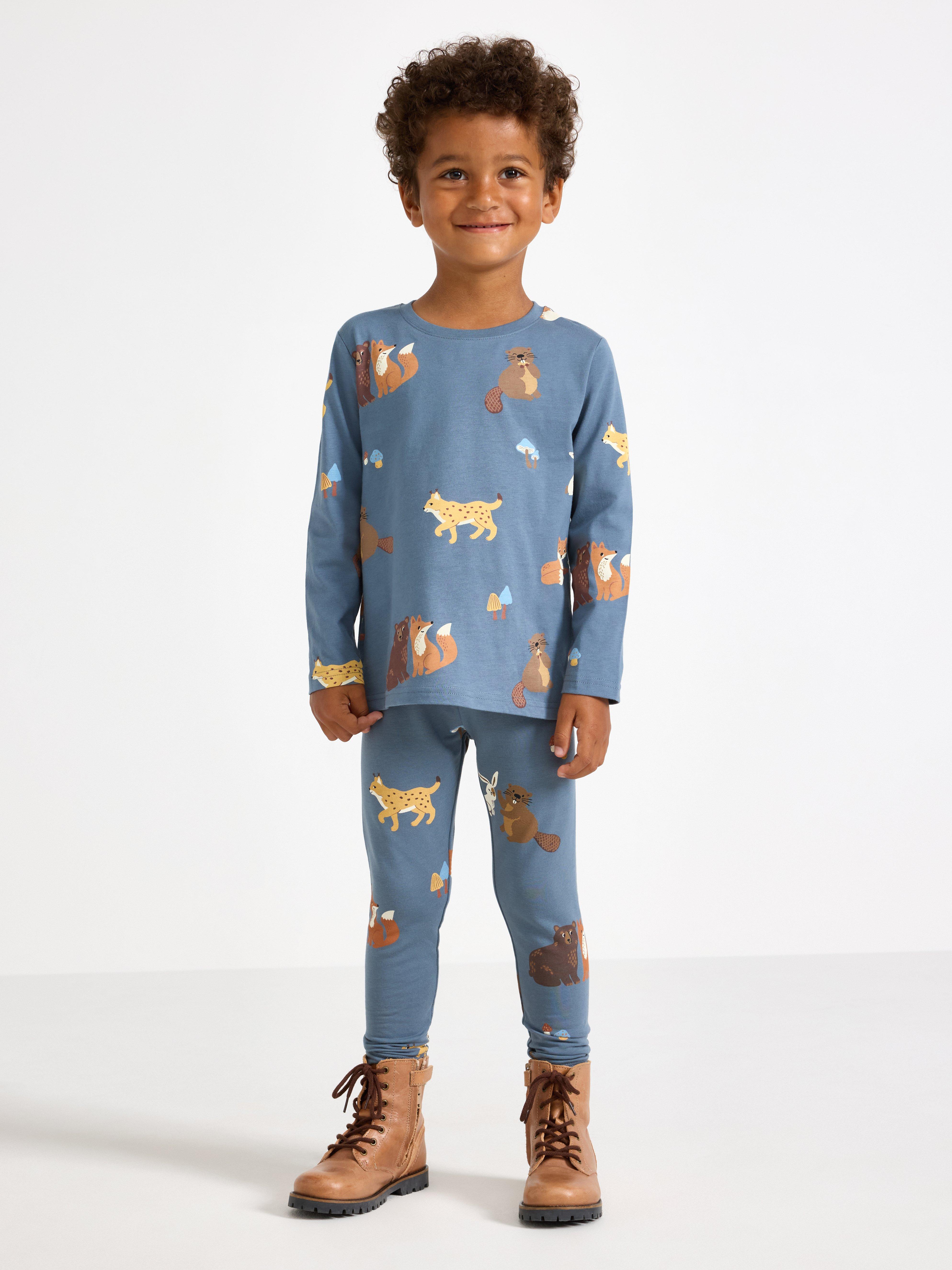 Leggings - Børn - Blå