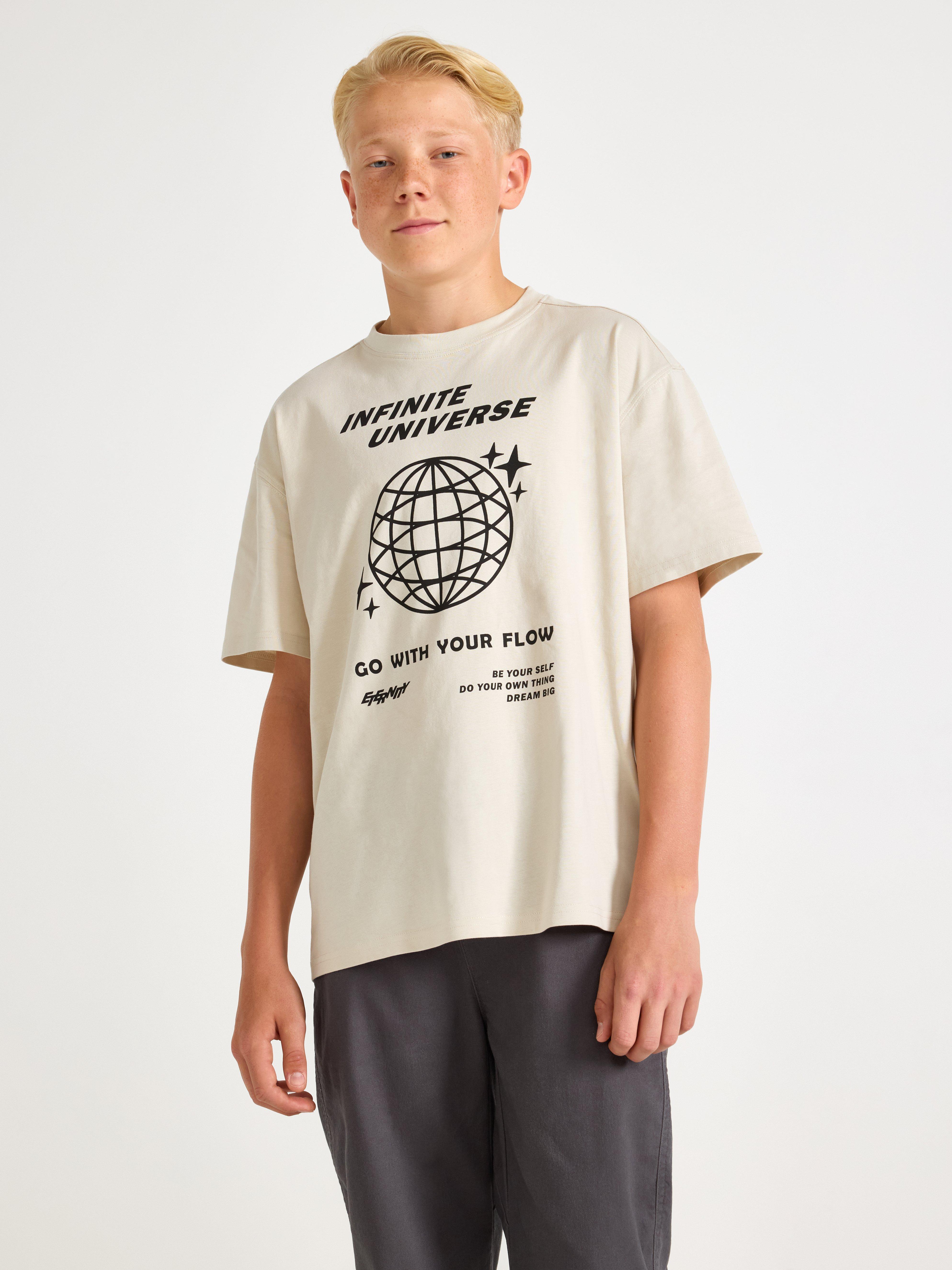 T-shirt - Barn - Beige