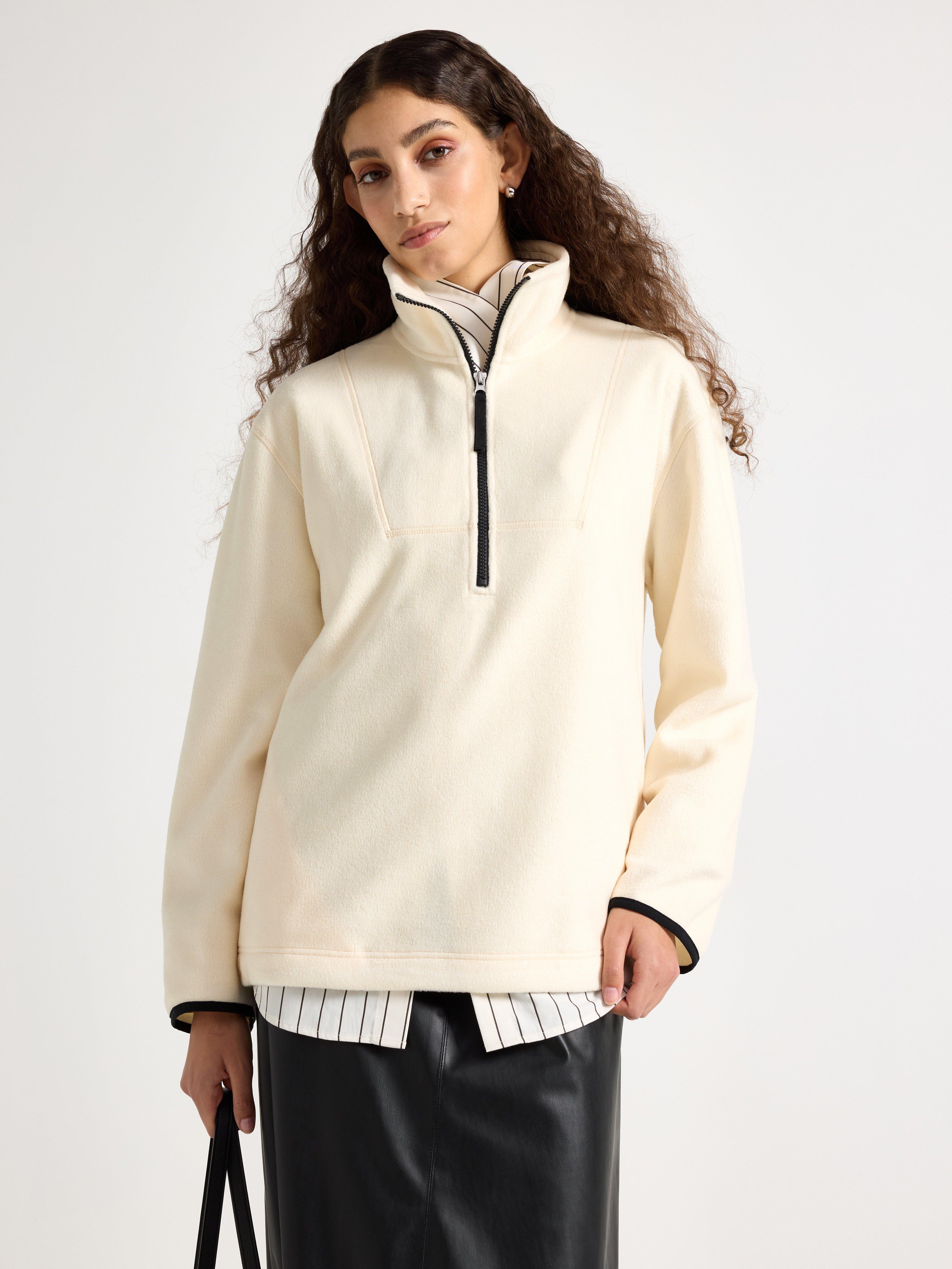 Sweater - Dame - Beige