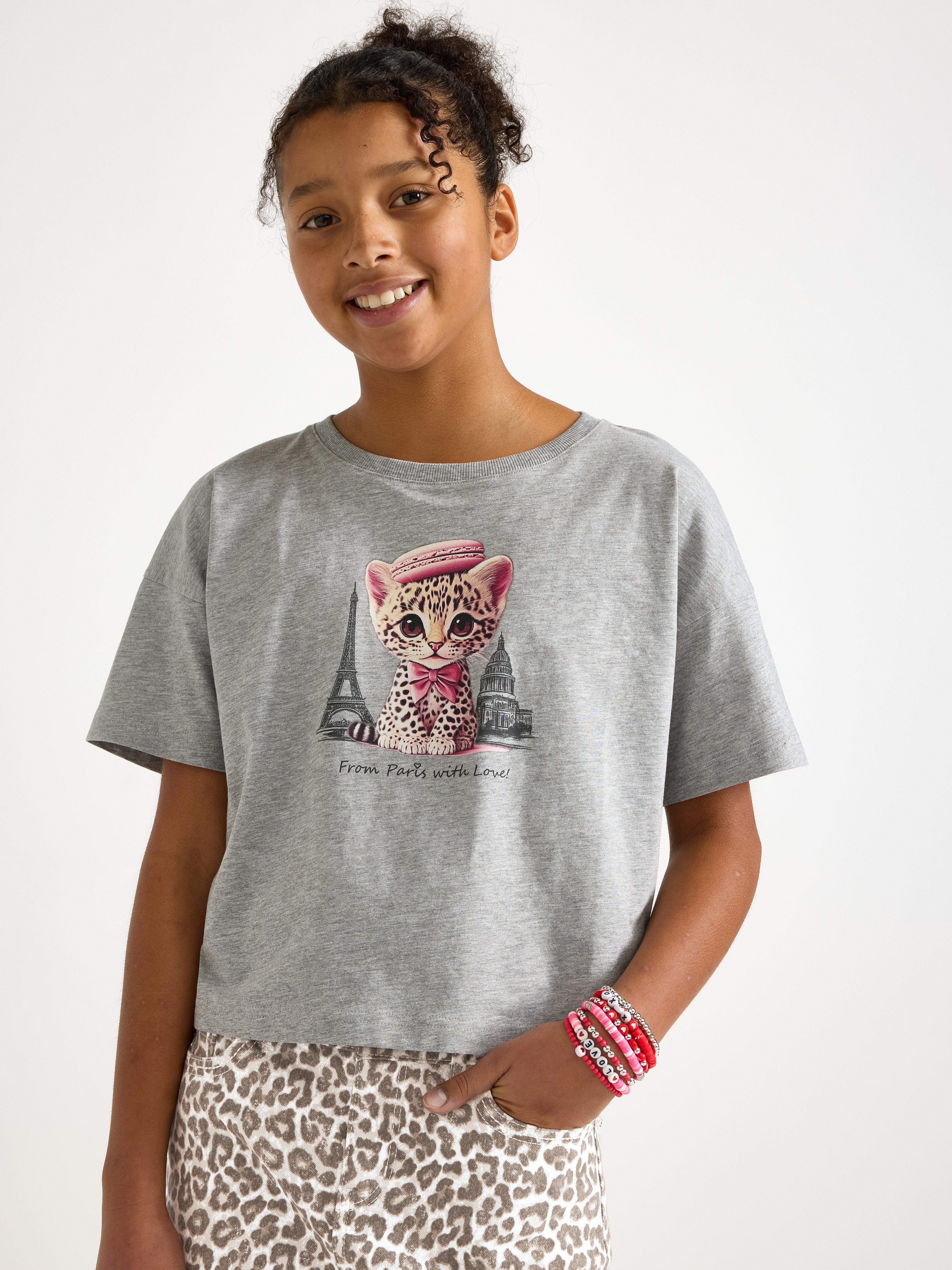 T-paita - Lapset - Harmaa