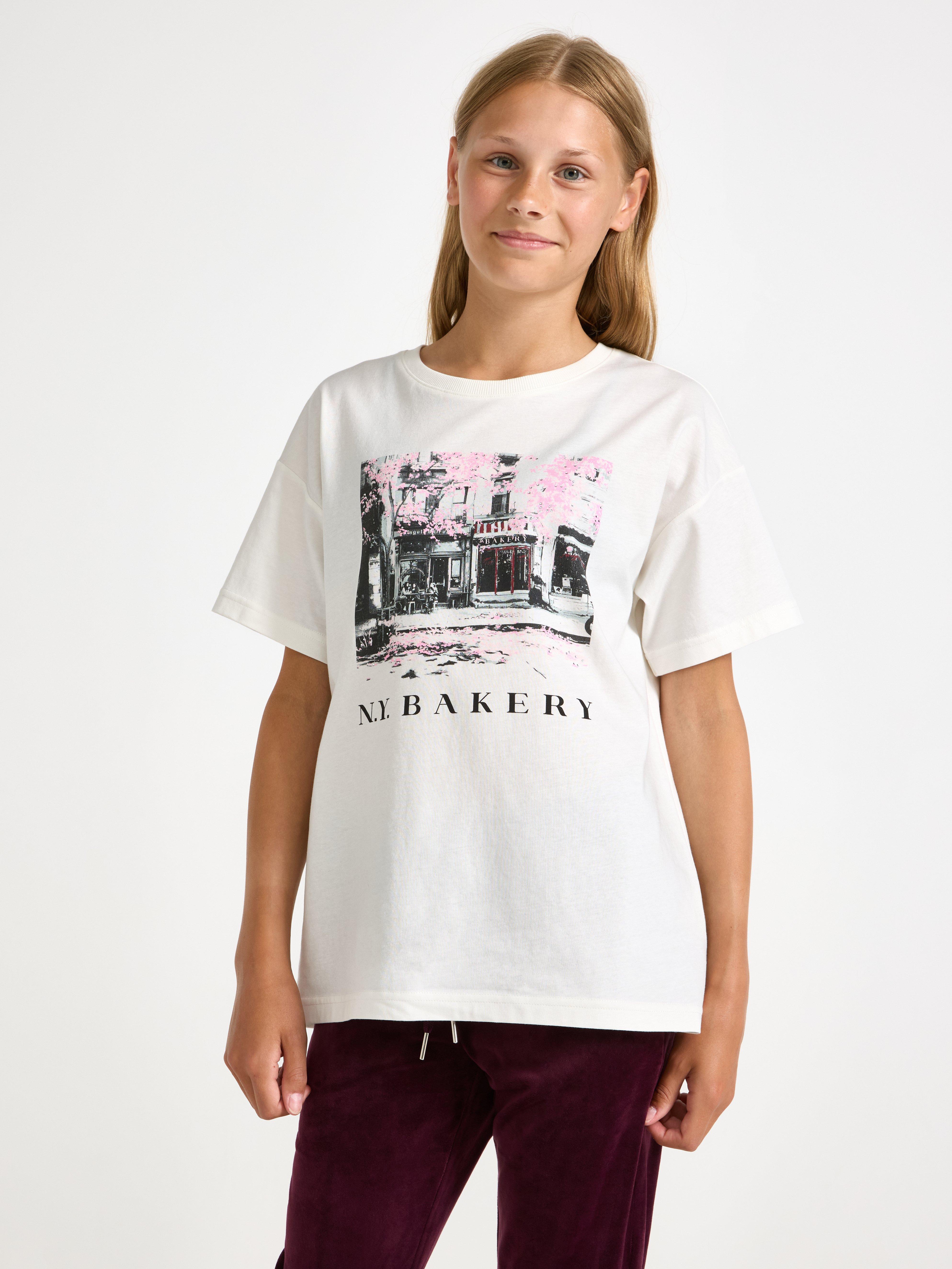 T-shirt - Børn - Hvid