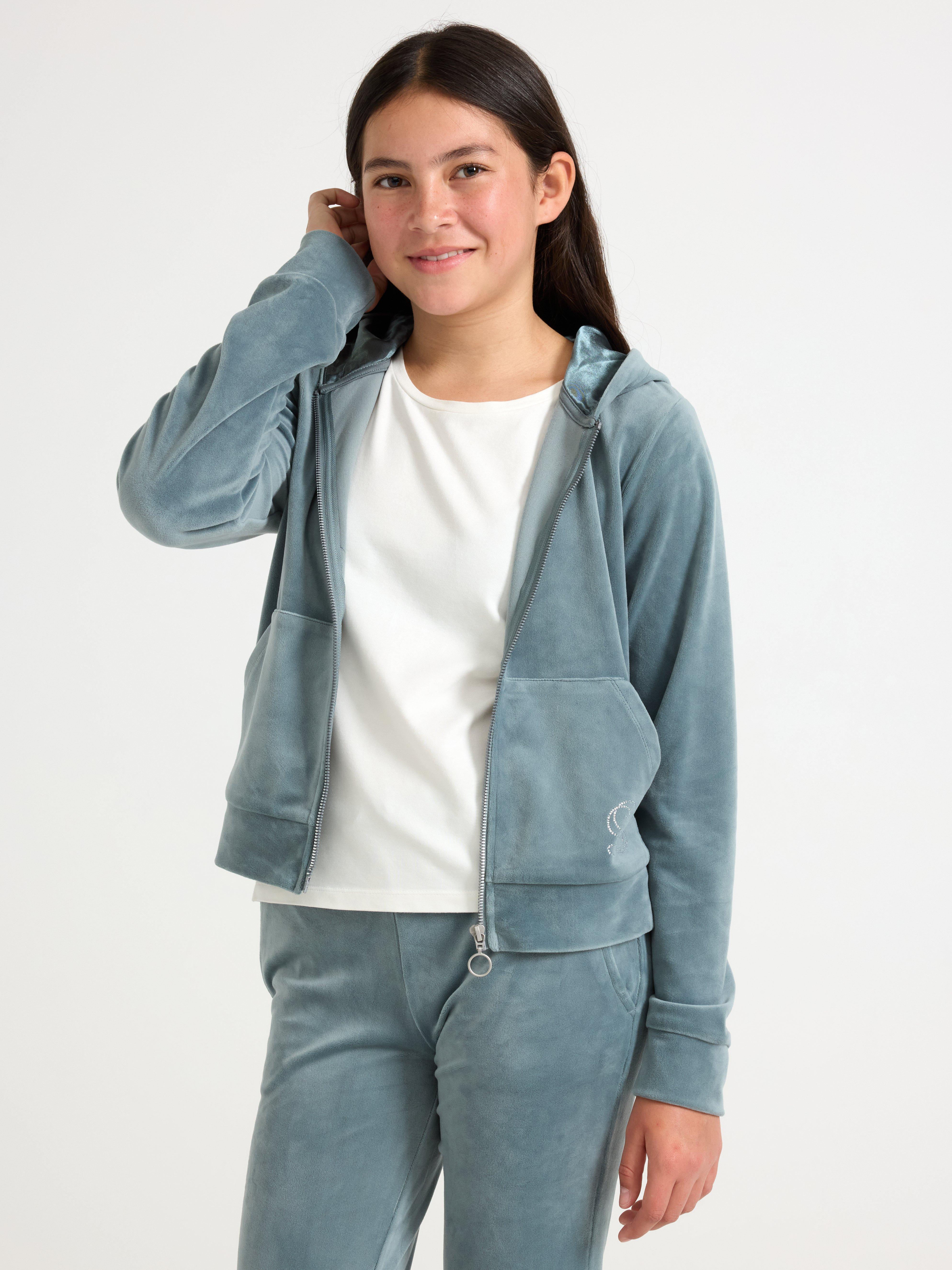Hooded Sweatshirt - Kids Wear - Aqua