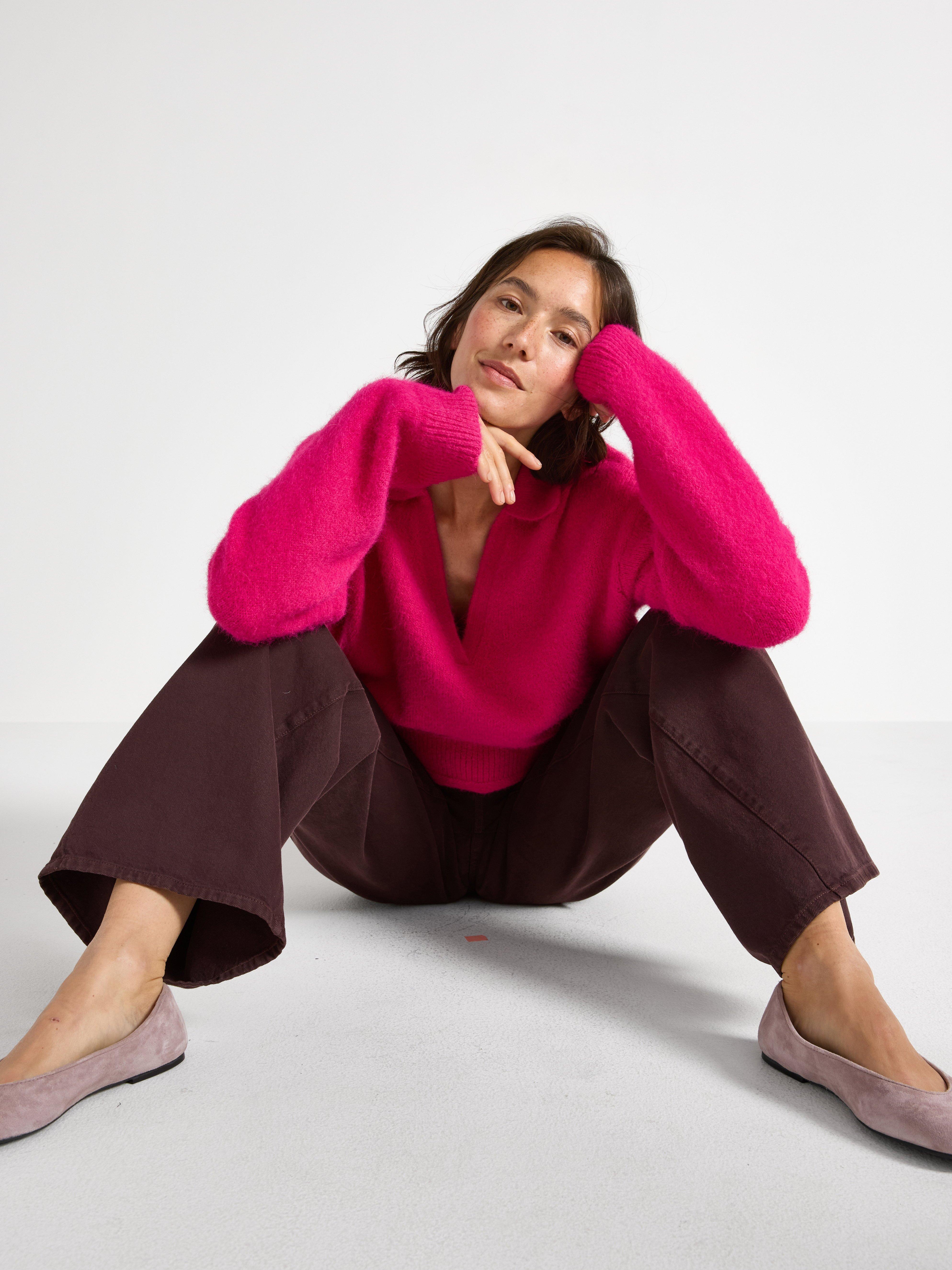 Sweater - Dame - Lyserød