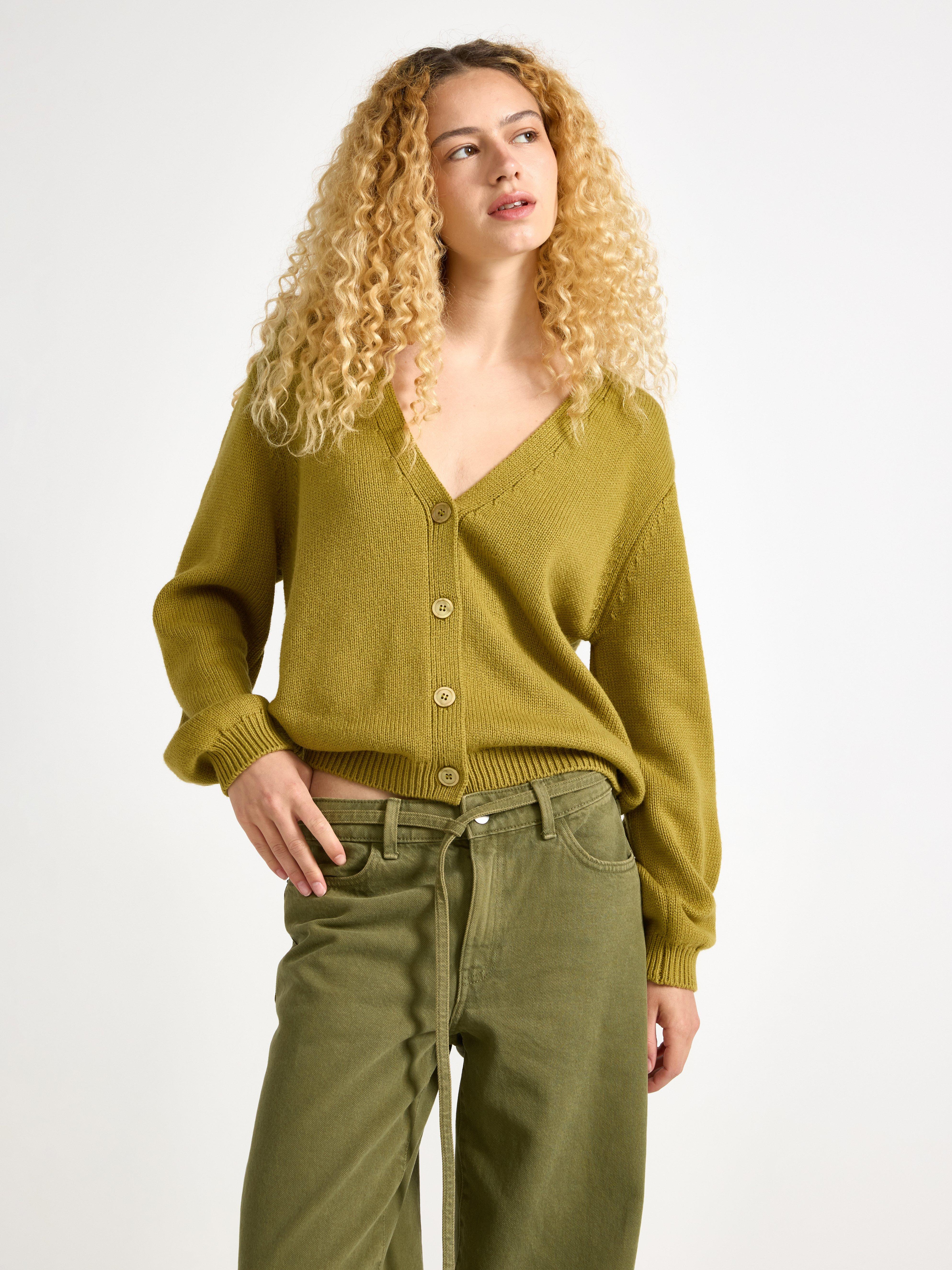 Cardigan - Womens Wear - Green