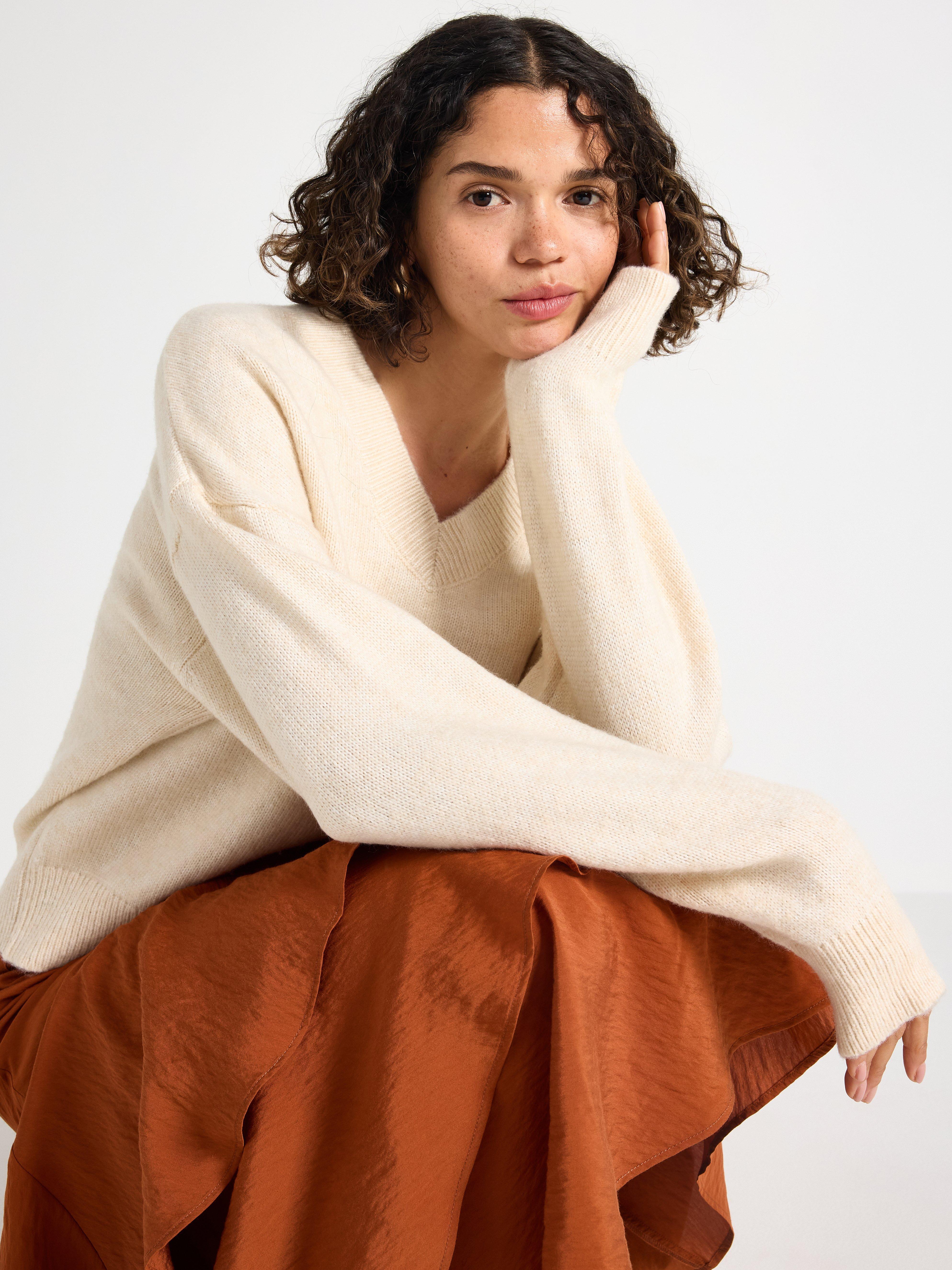 Sweater - Womens Wear - White