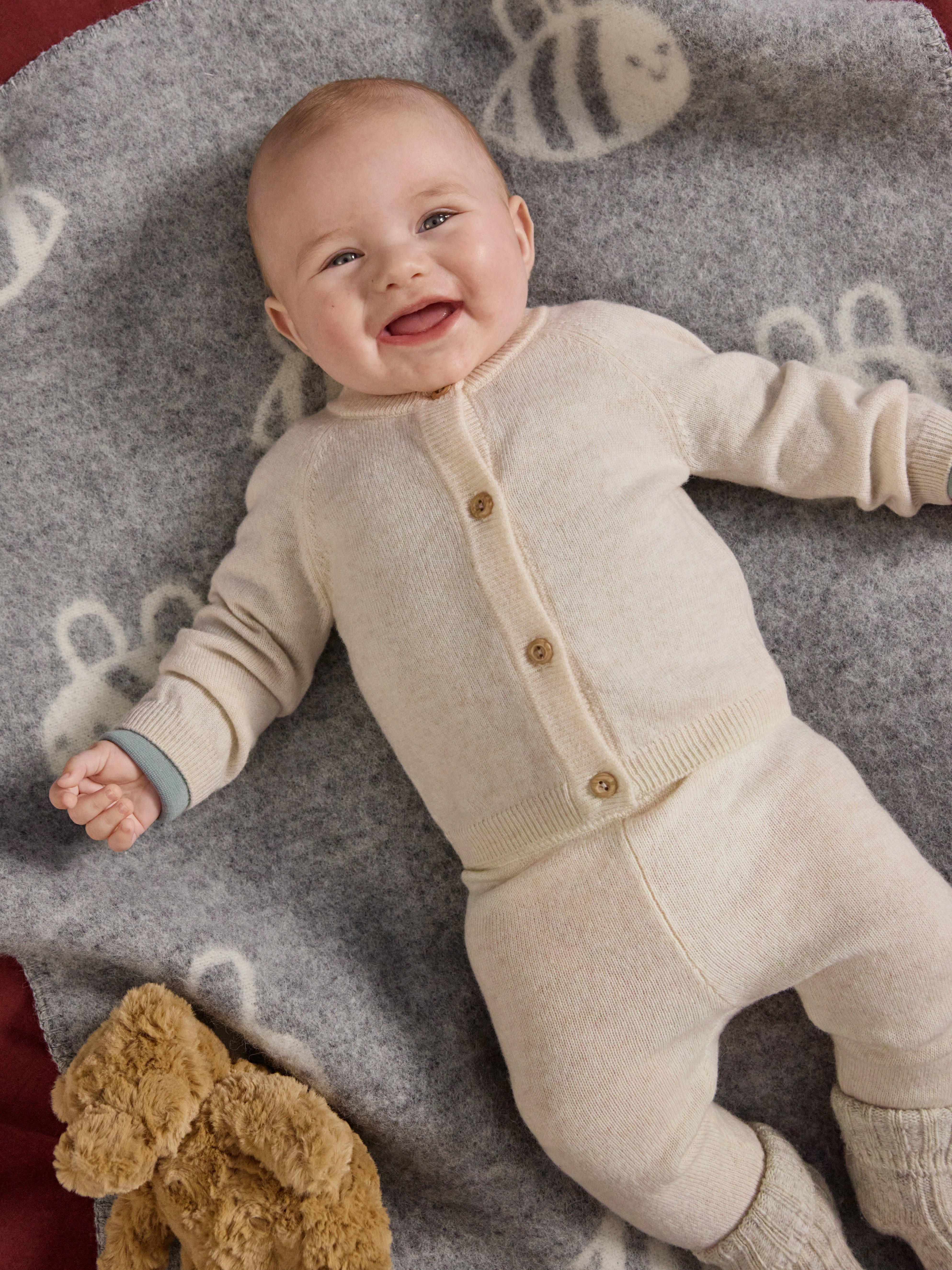 Cardigan - Barn - Vit