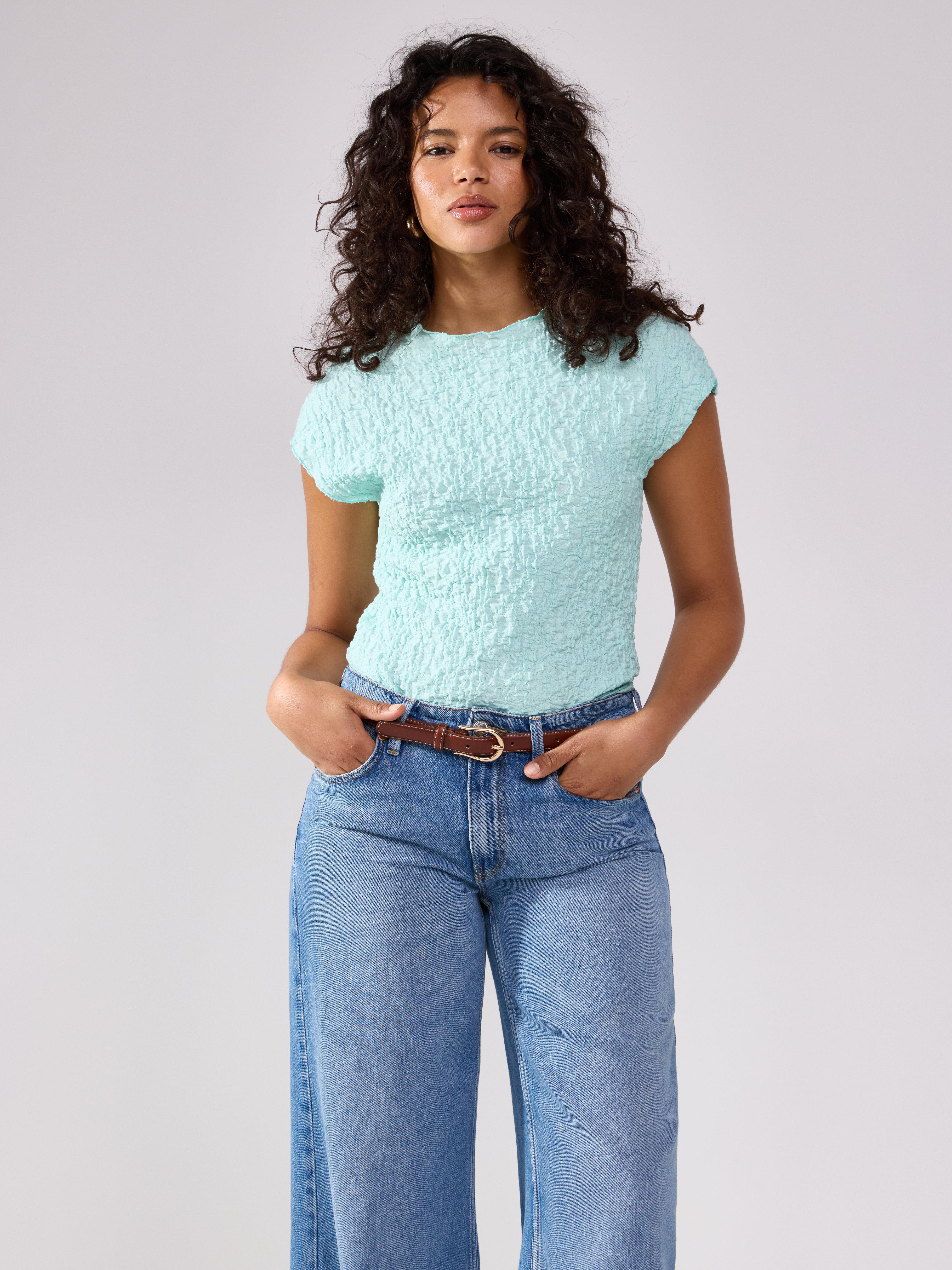 Top - Womens Wear - Turquoise