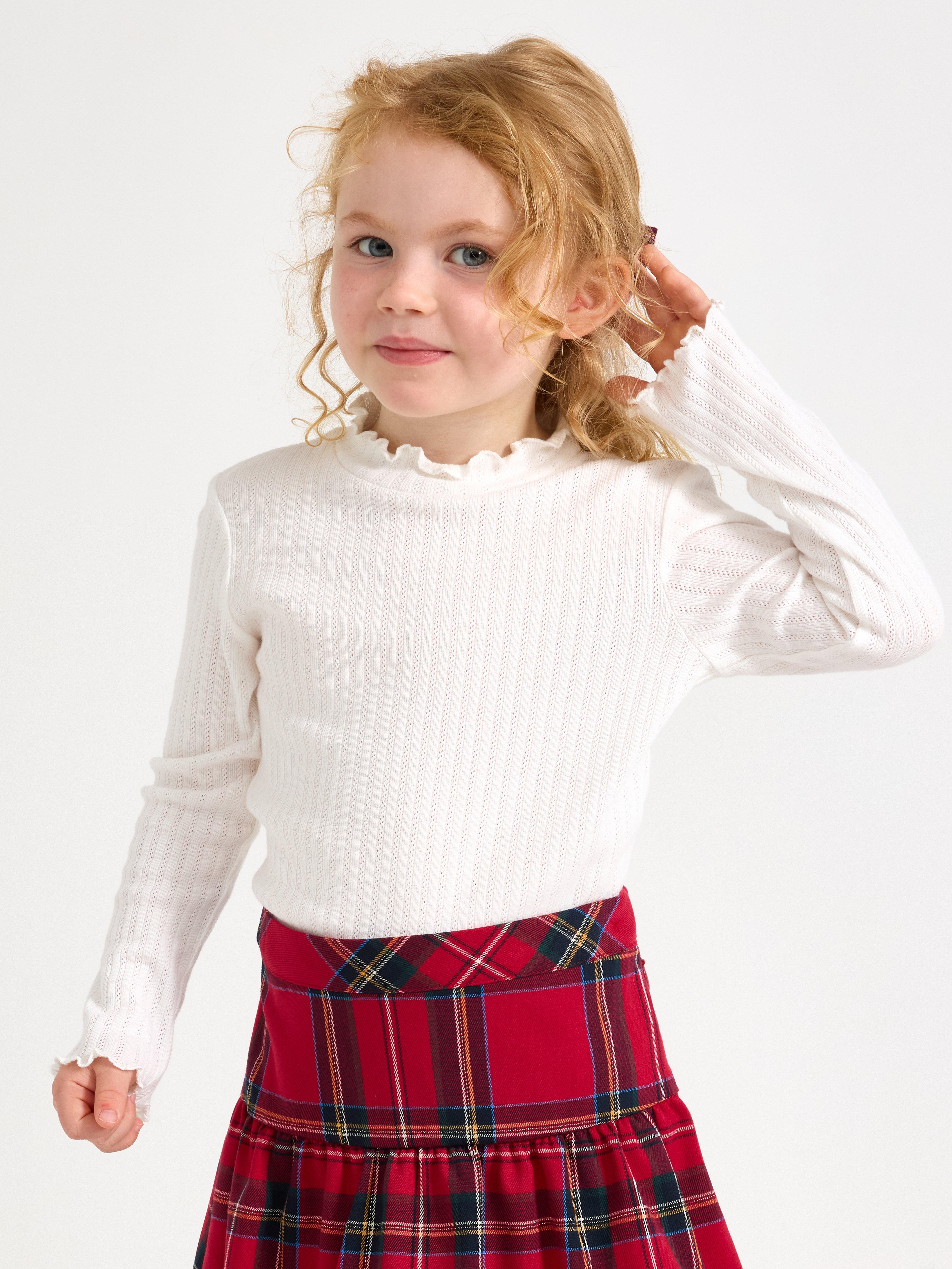 Top - Kids Wear - White