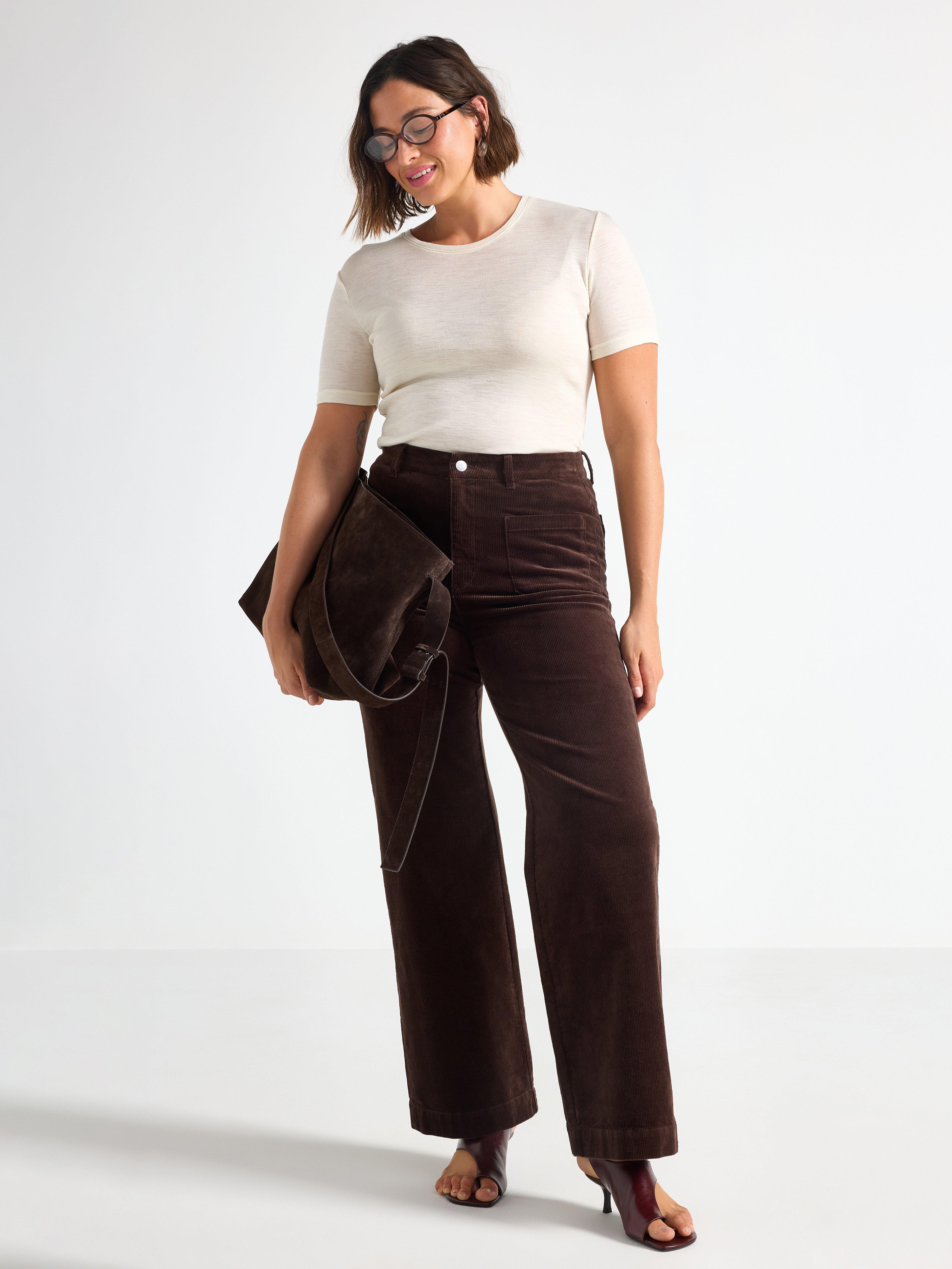 Trousers - Womens Wear - Brown