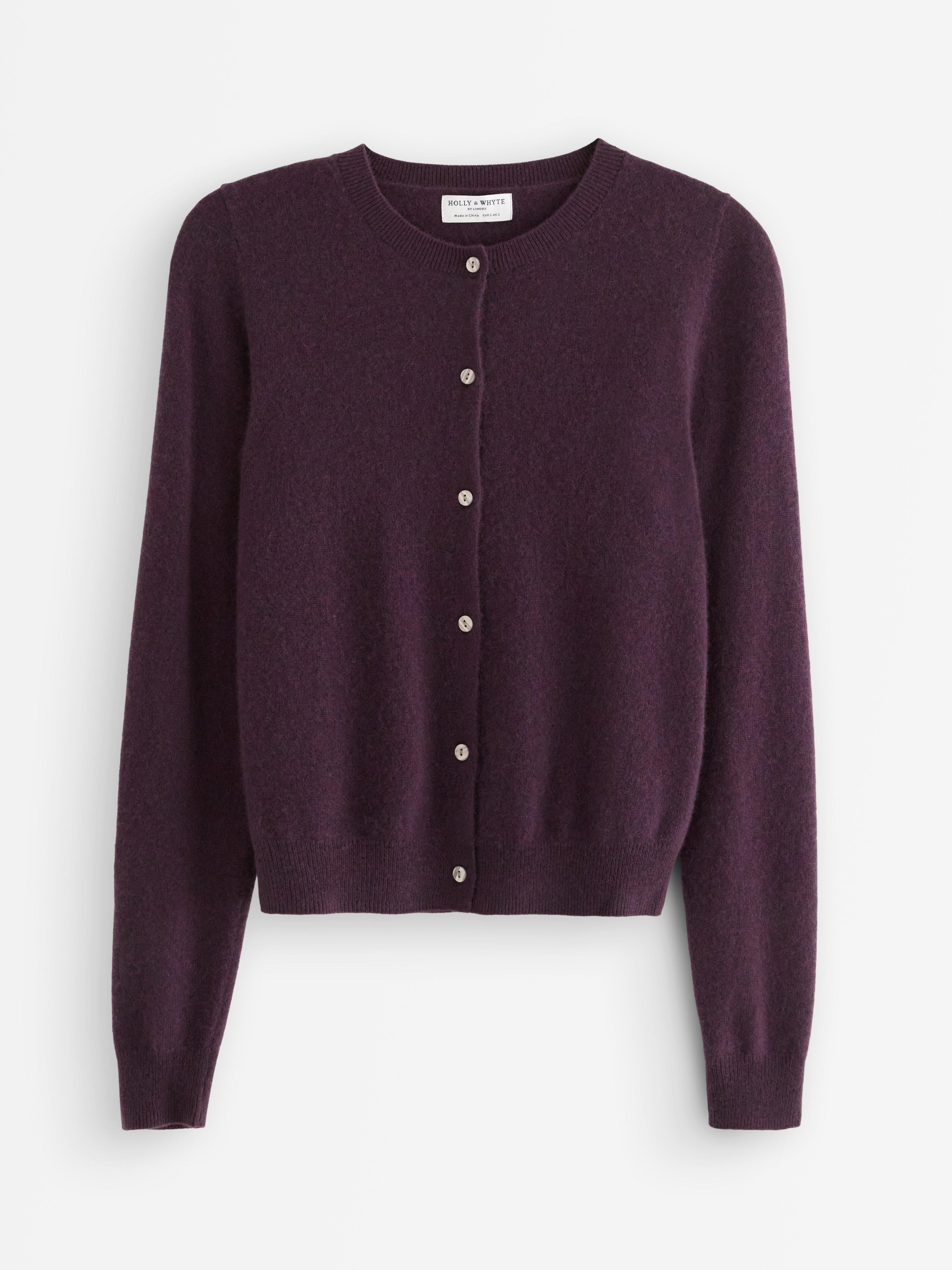 Cardigan - Dame - Lilla