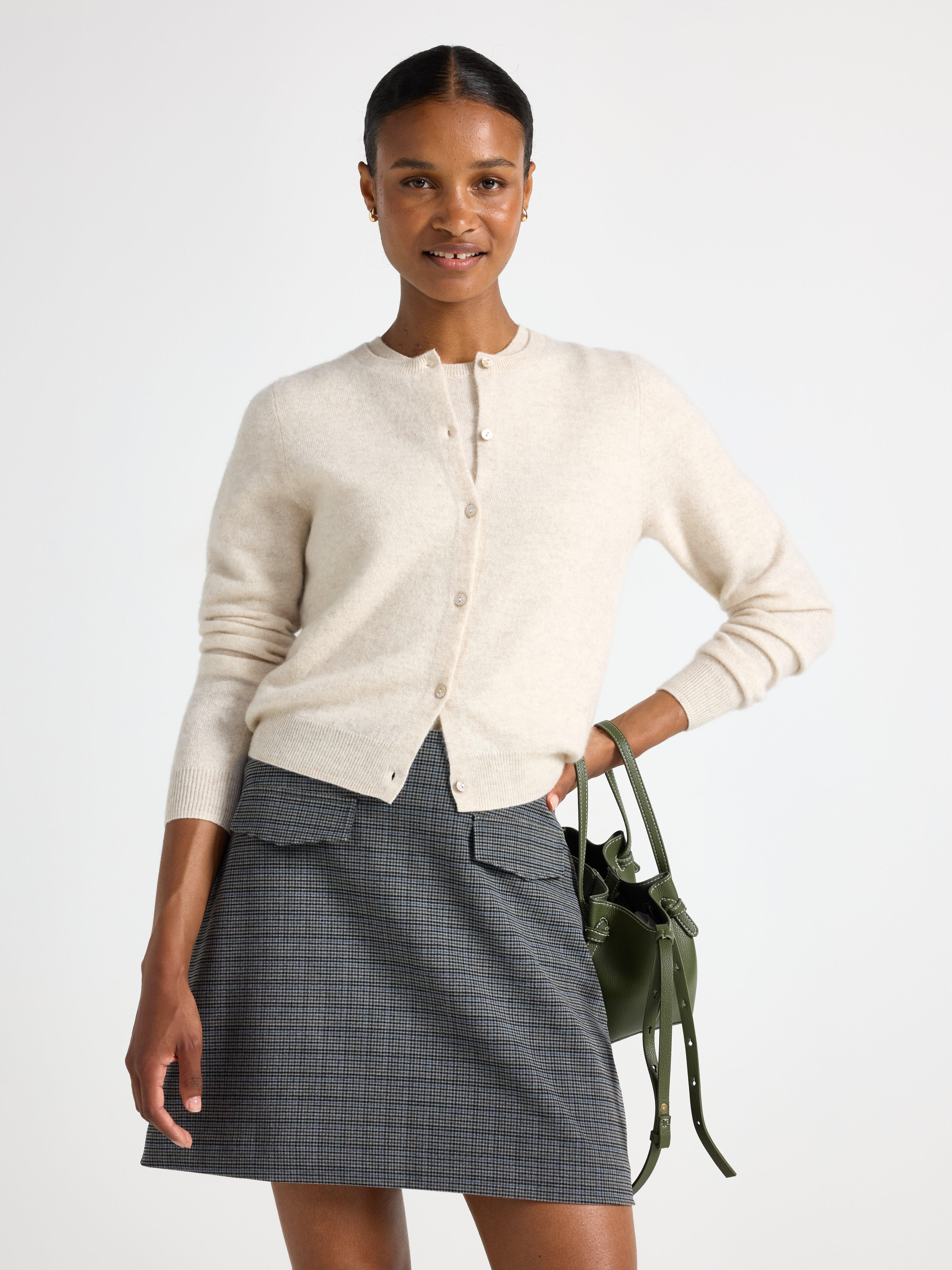 Cardigan - Dam - Beige