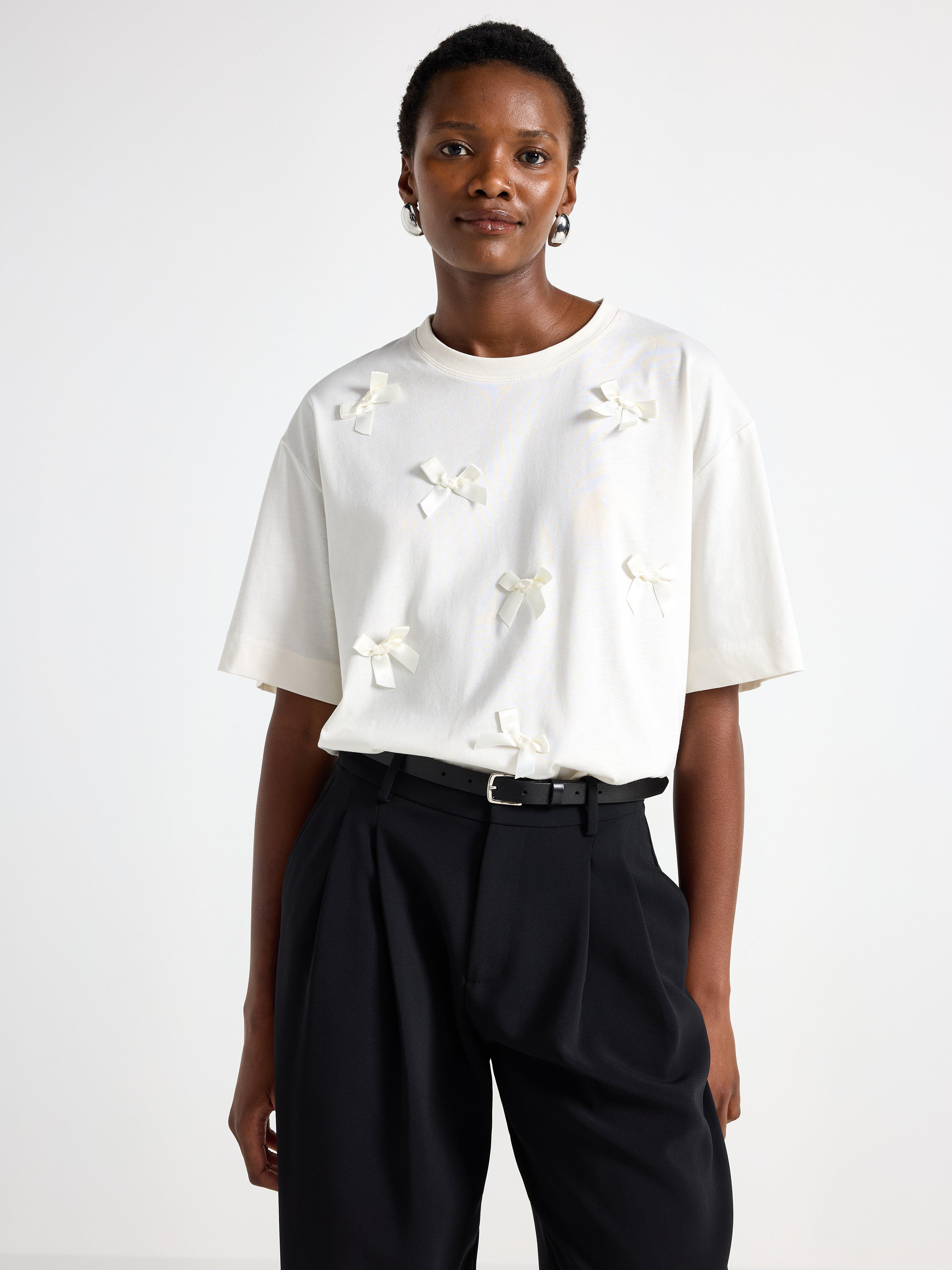 T-shirt - Dame - Hvit