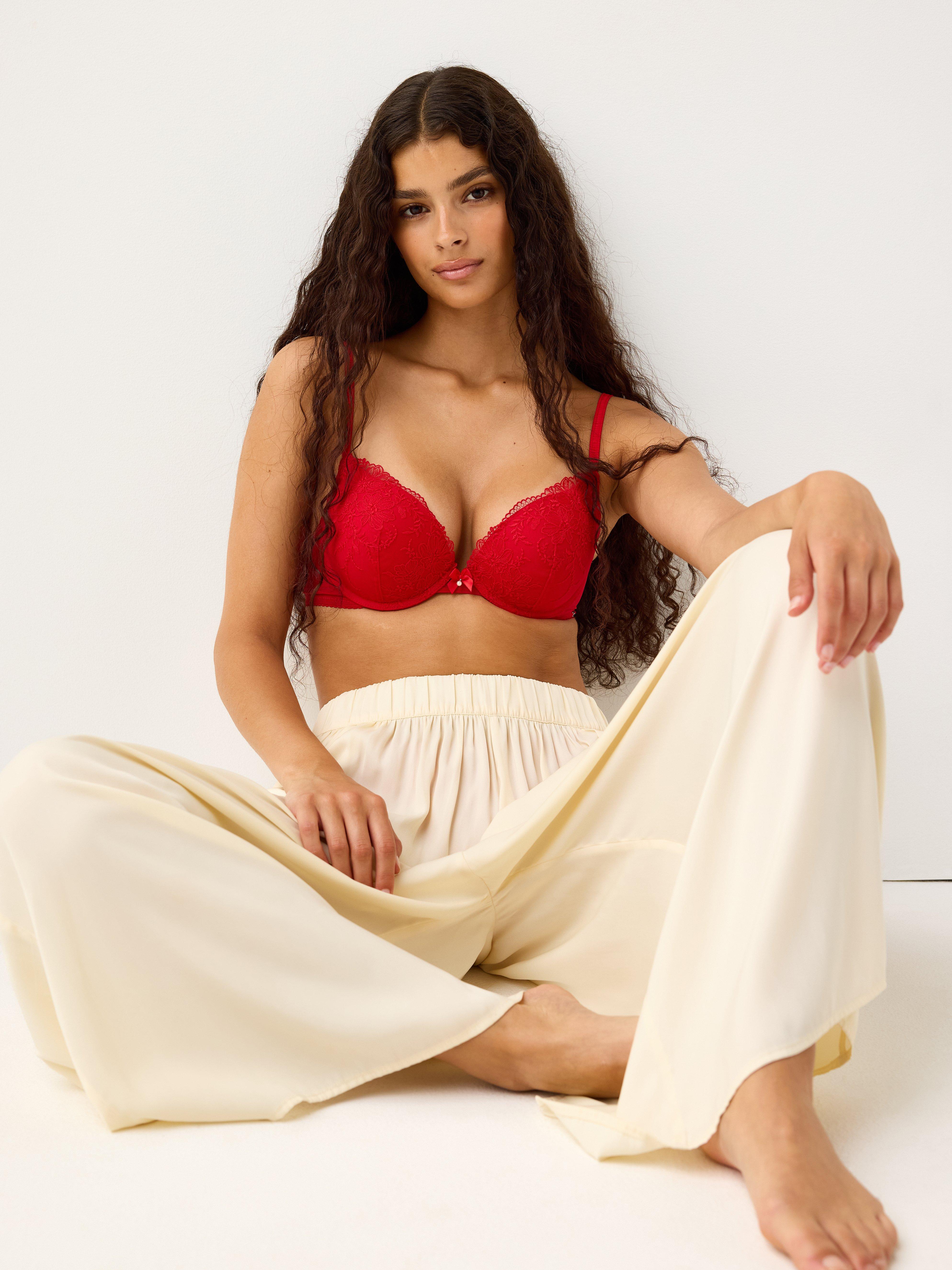 Malva Push-up-BH - Undertøy - Rød