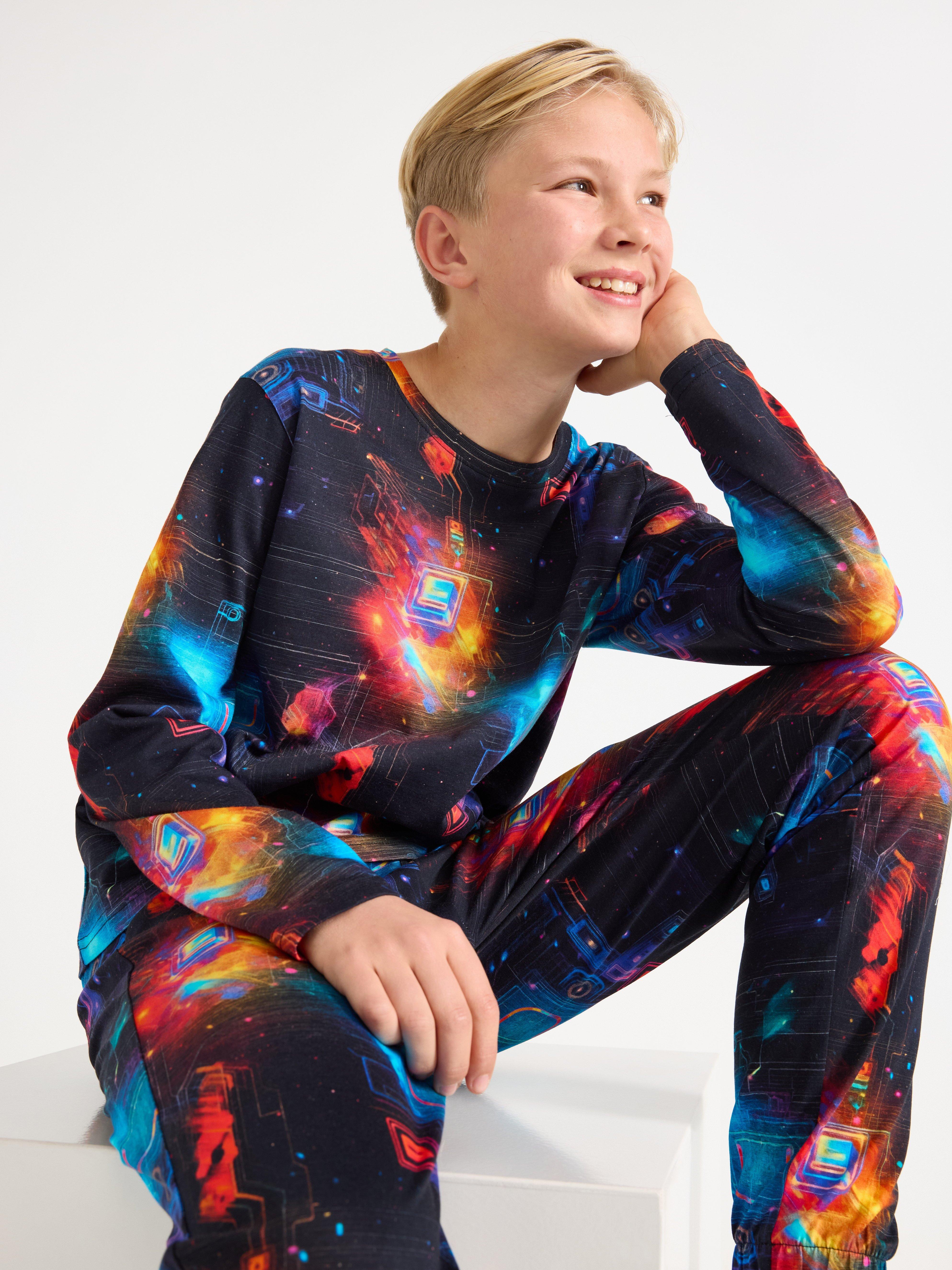 Pyjamassett - Barn - Svart