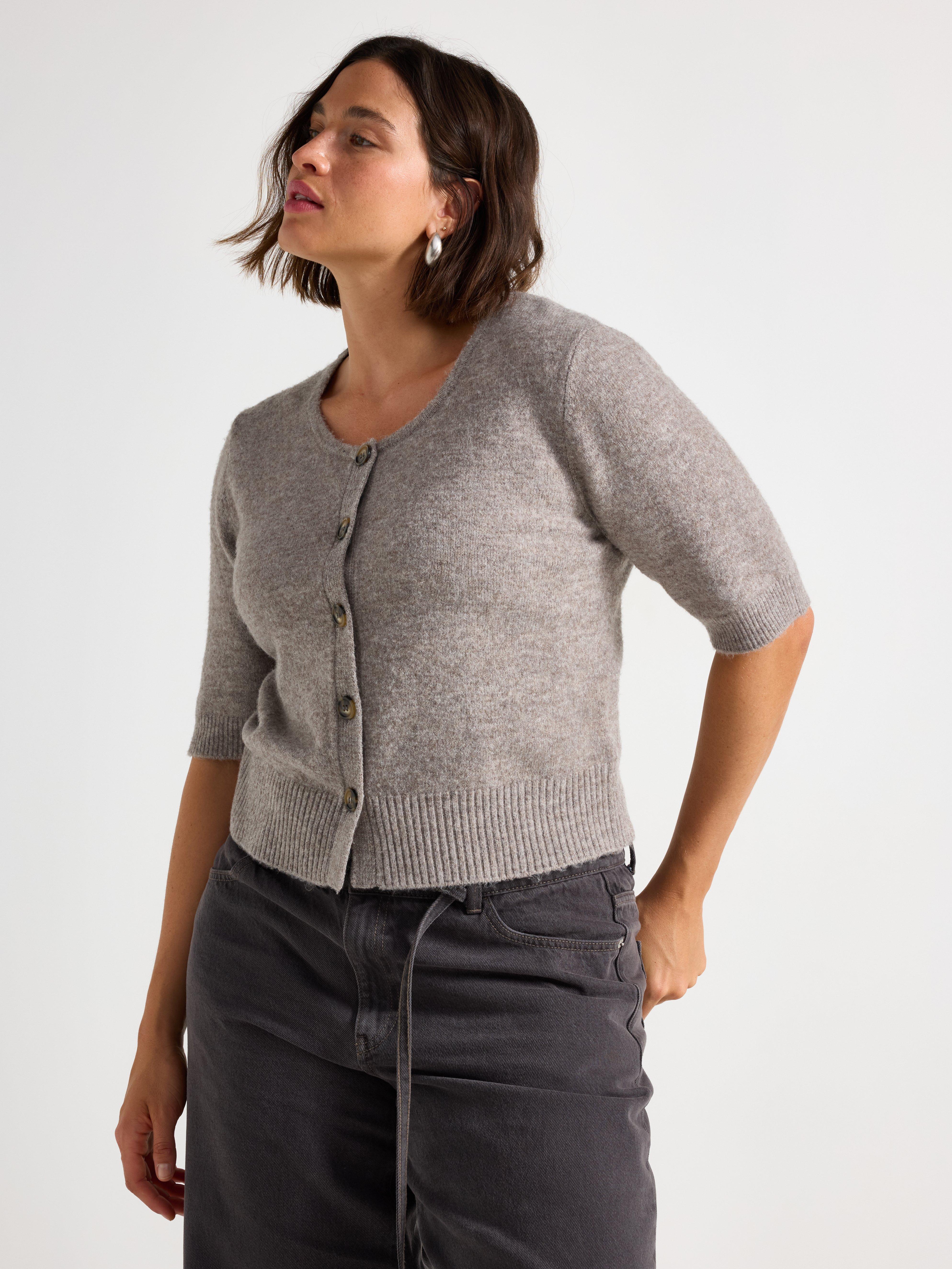 Cardigan - Dam - Brun