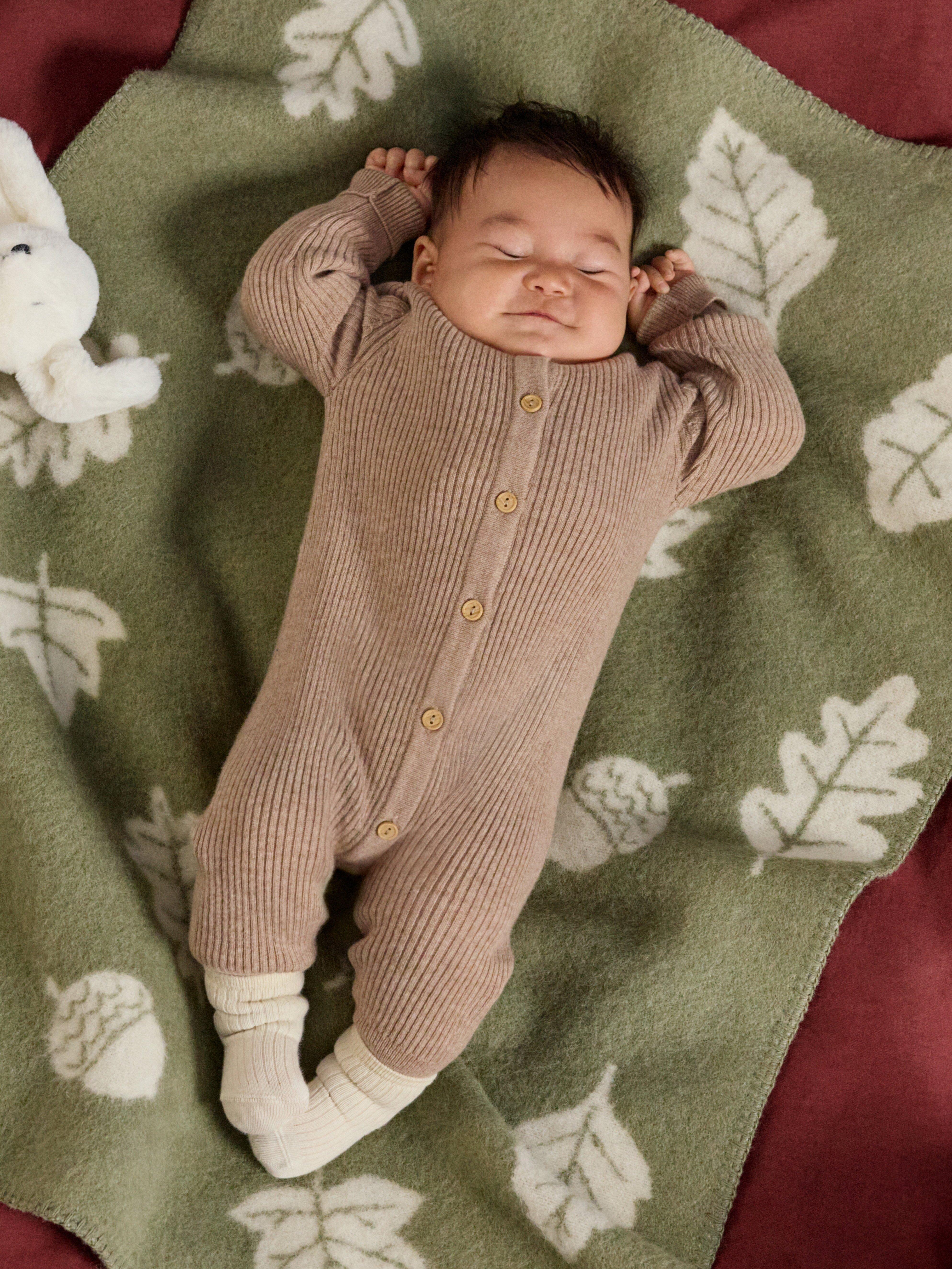 Baby-tæppe - Børn - Grøn