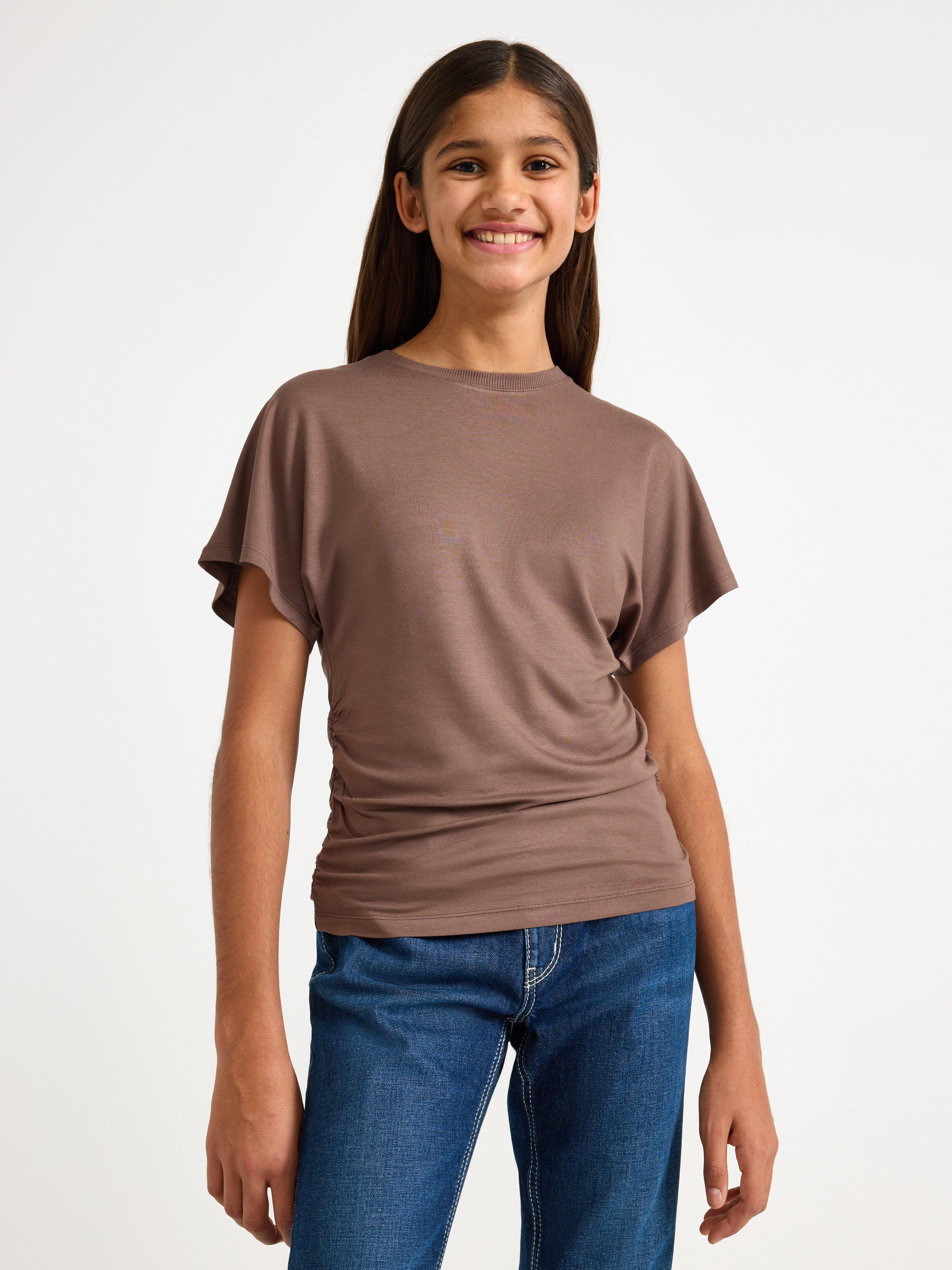 Top - Kids Wear - Brown