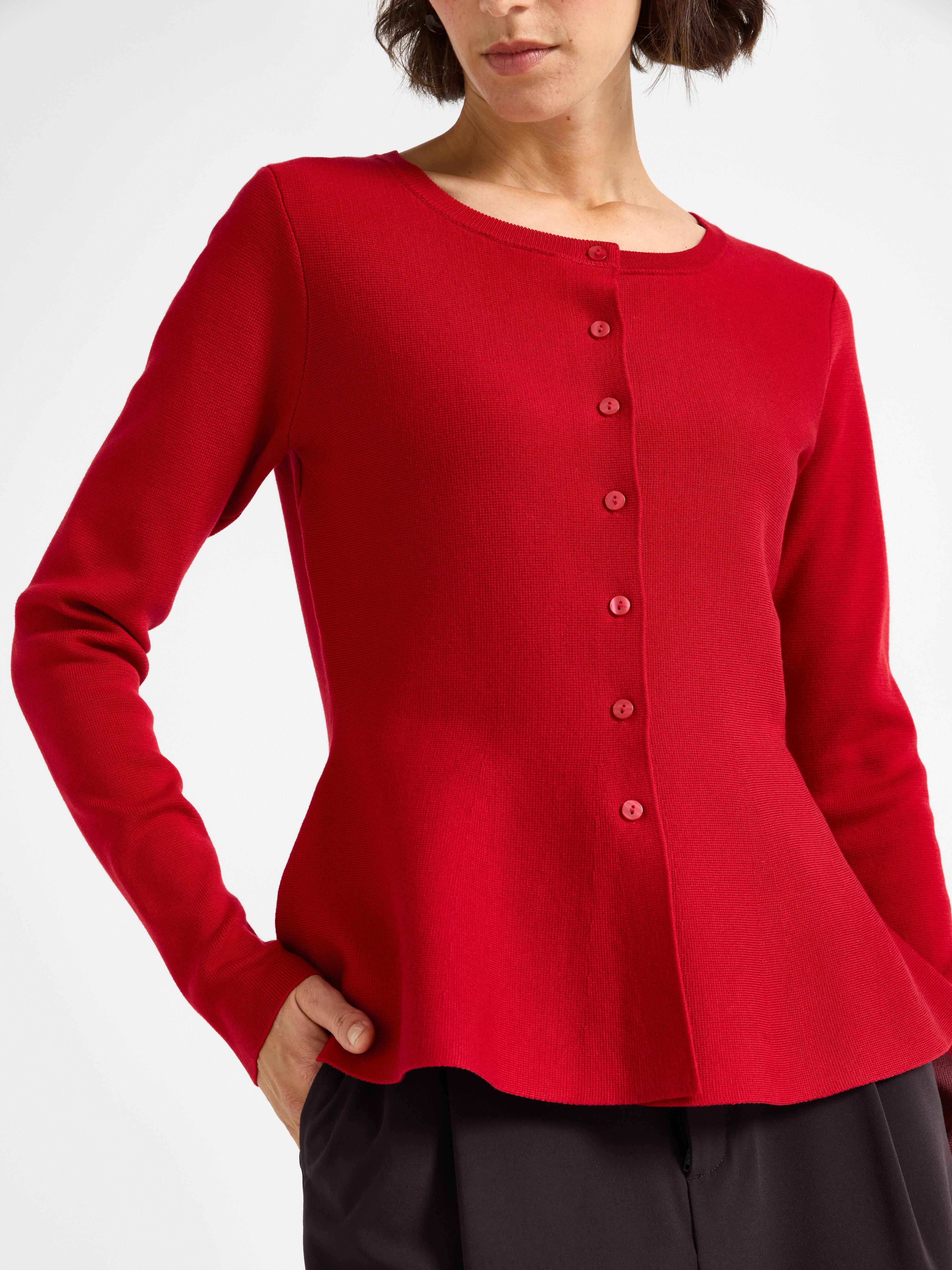 Cardigan - Womens Wear - Red