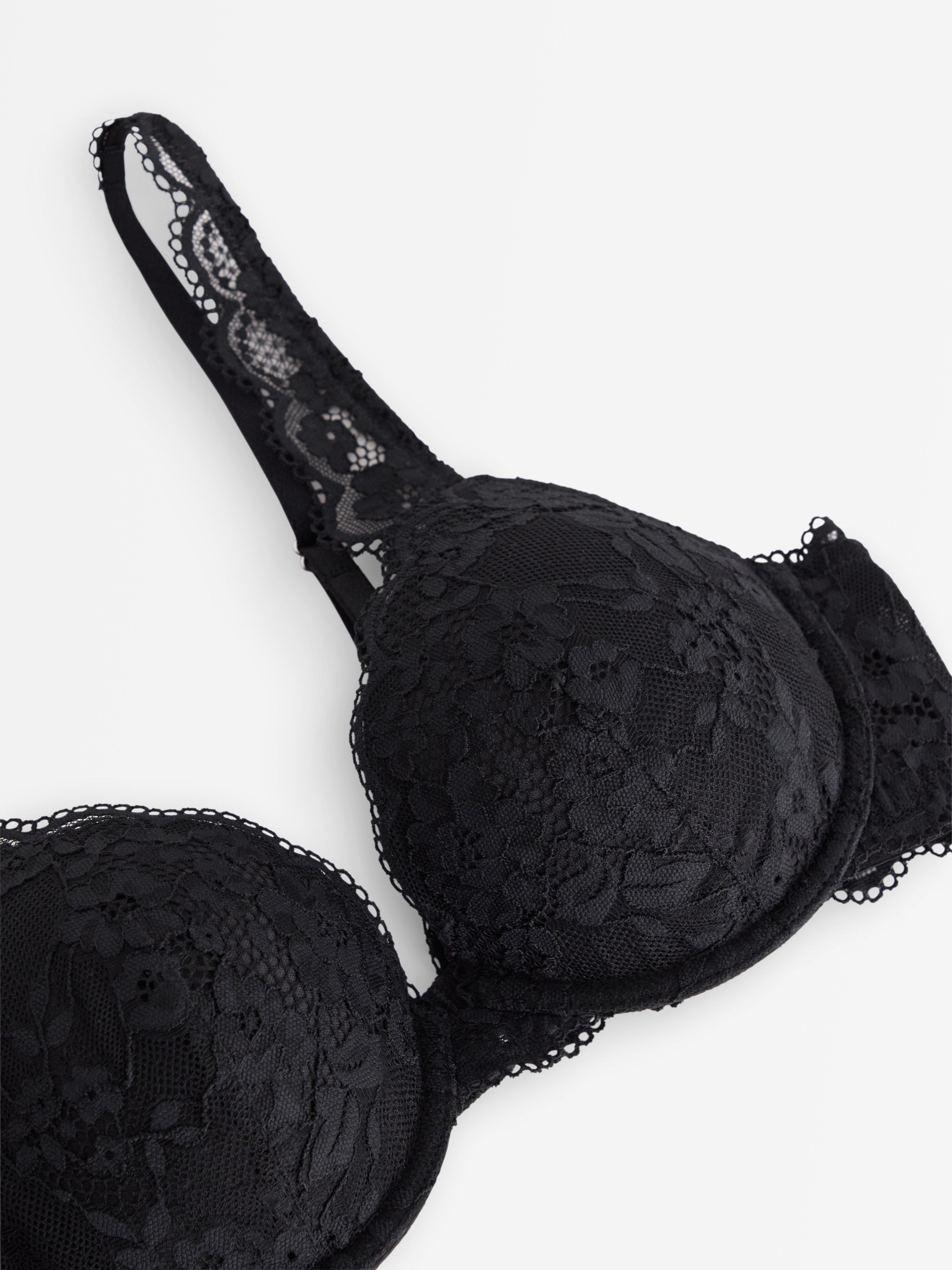 Malva push up-bh - Underkläder - Svart