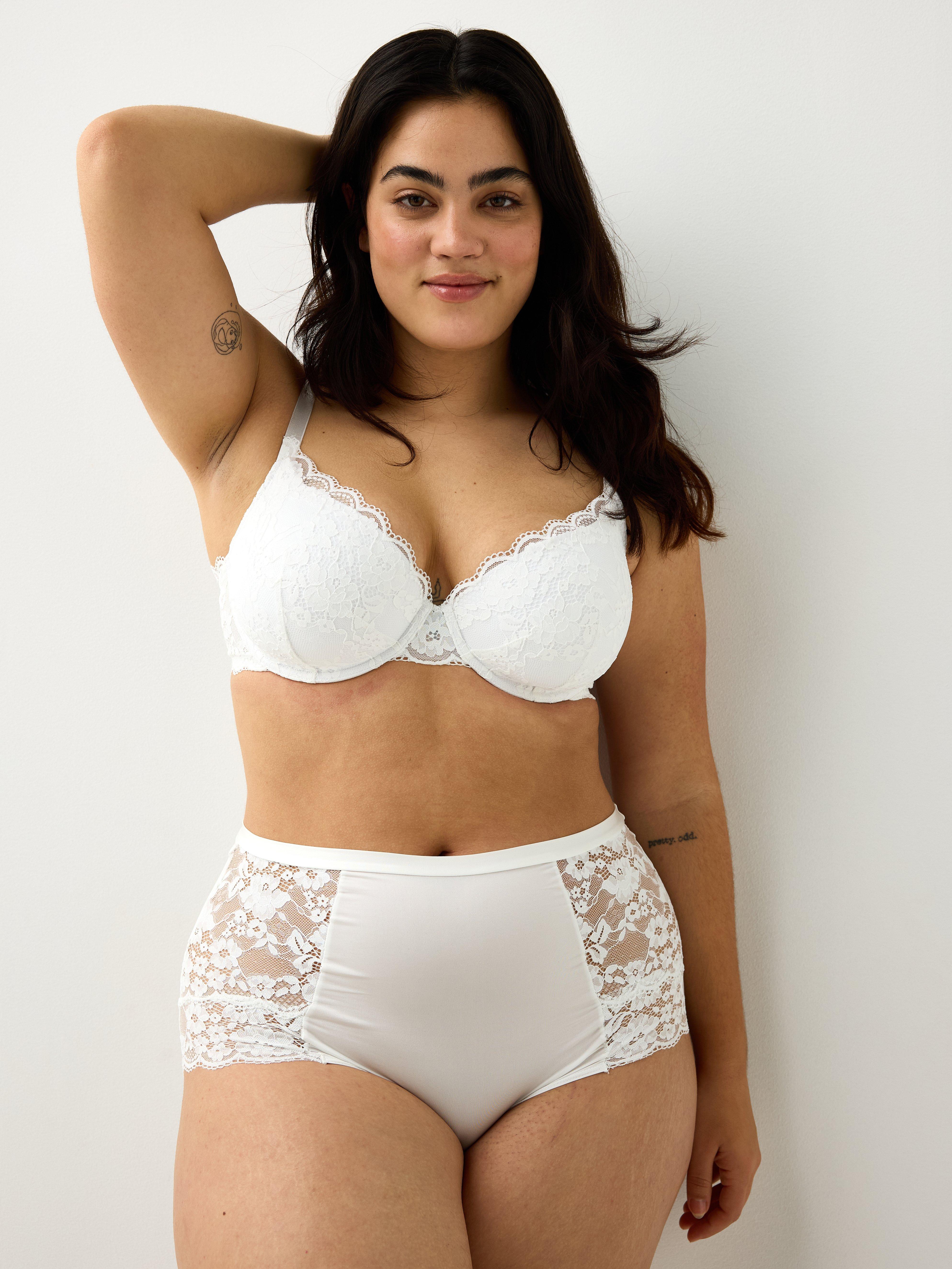 Lilja T-shirt Bra - Lingerie - White