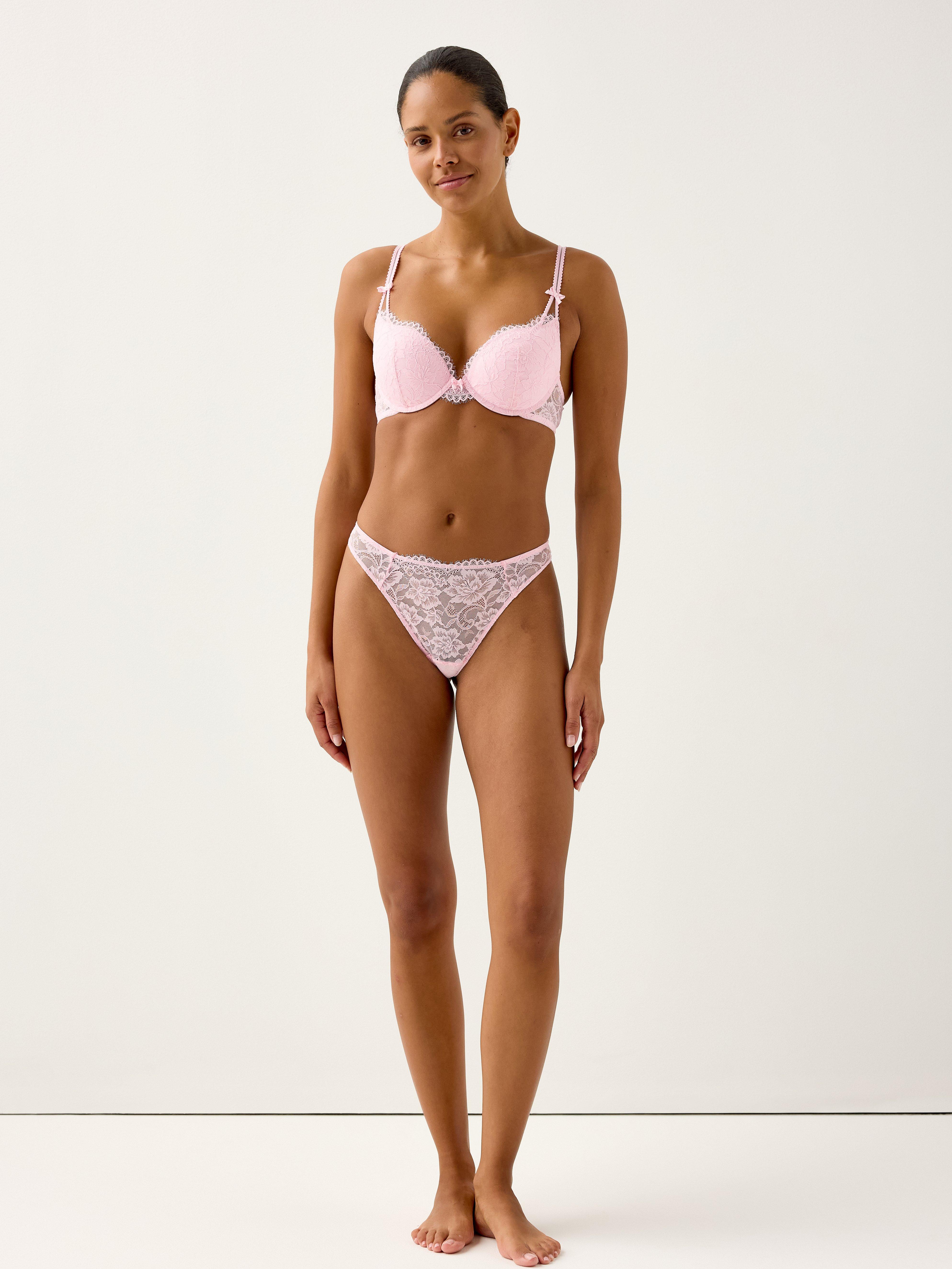 Brazillian høj - Undertøj - Lyserød