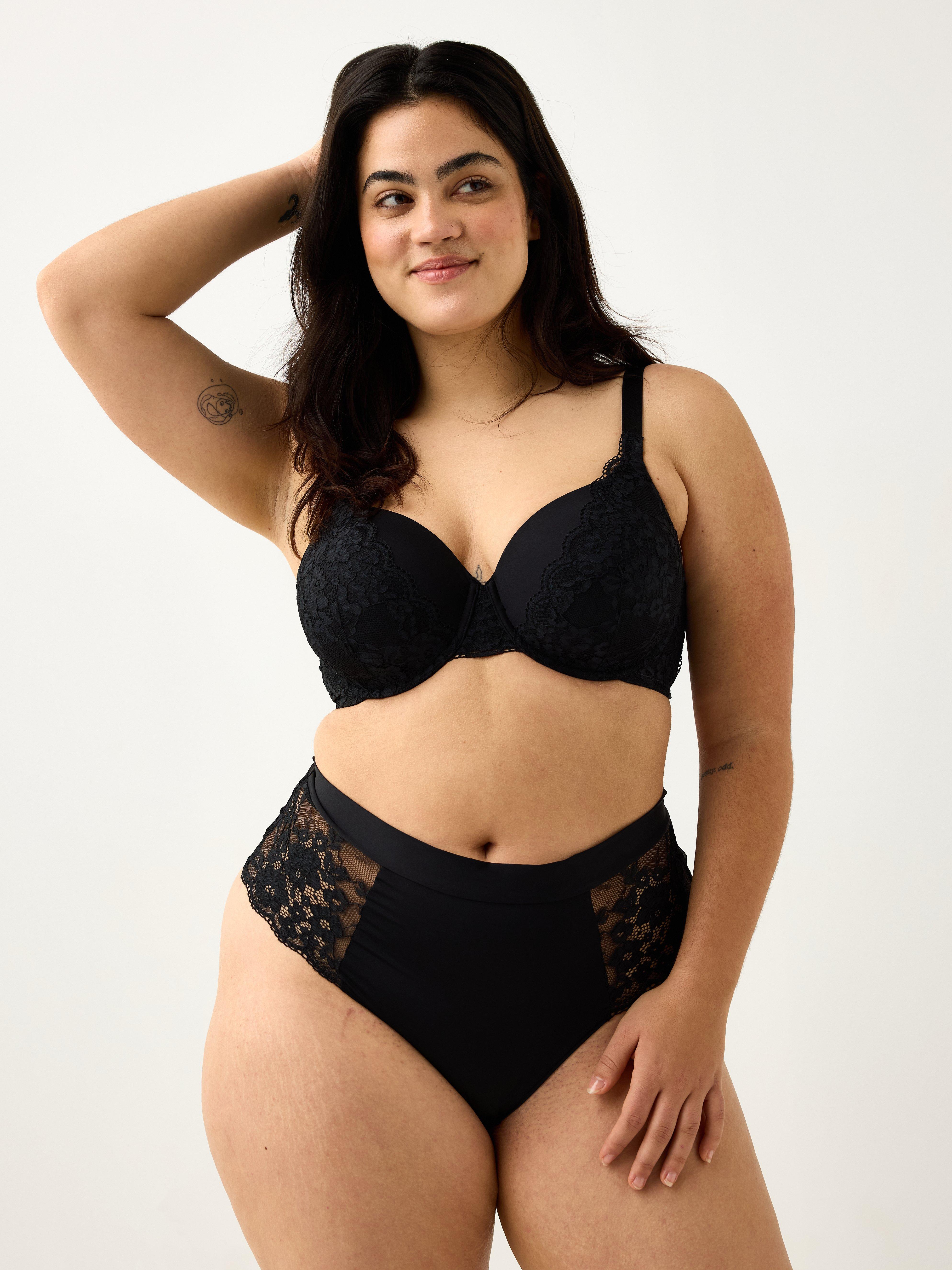 Dahlia T-shirt Bra - Lingerie - Black